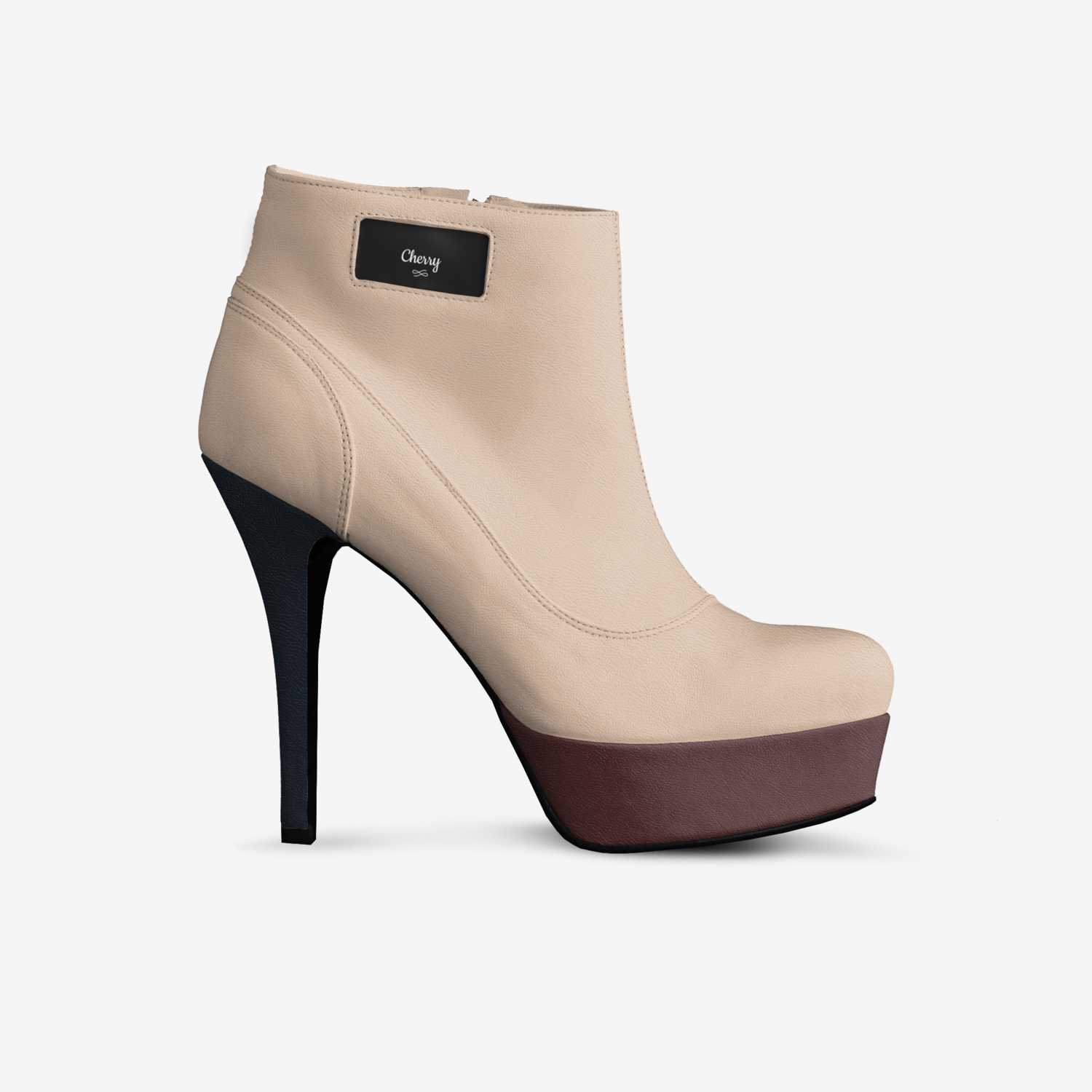 High heel custom made in Italy shoes by Naledi Mthethwa | Side view
