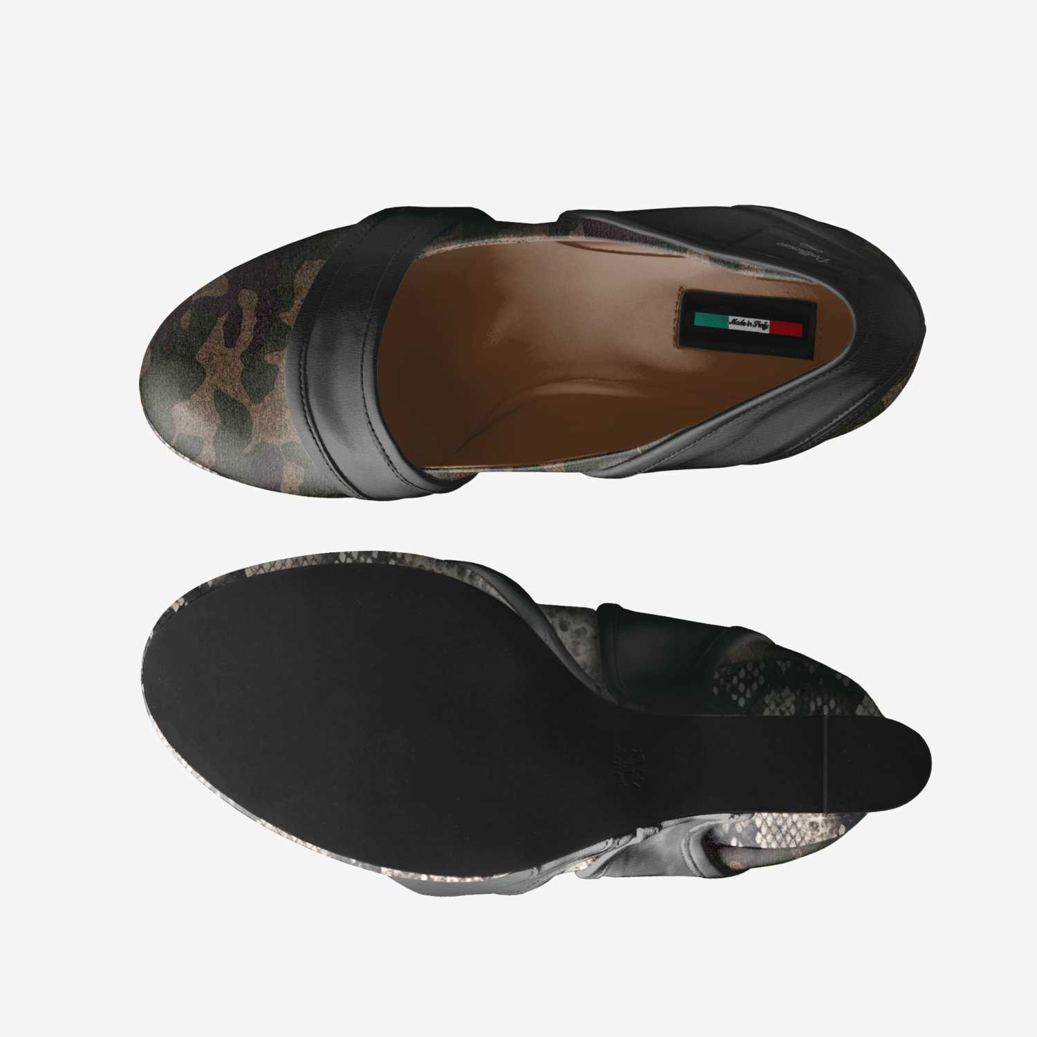 Dollhouse  custom made in Italy shoes by Zakareeya Gregory | Top view