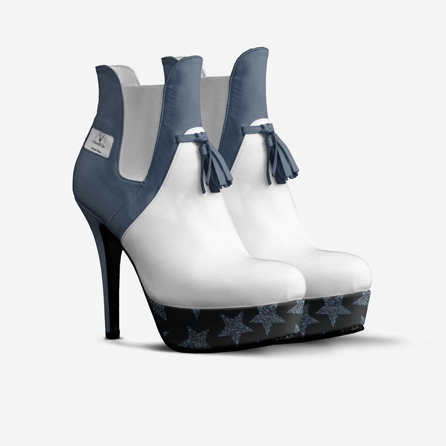 A Beautiful You custom made in Italy shoes by Angela Cooke | Double view