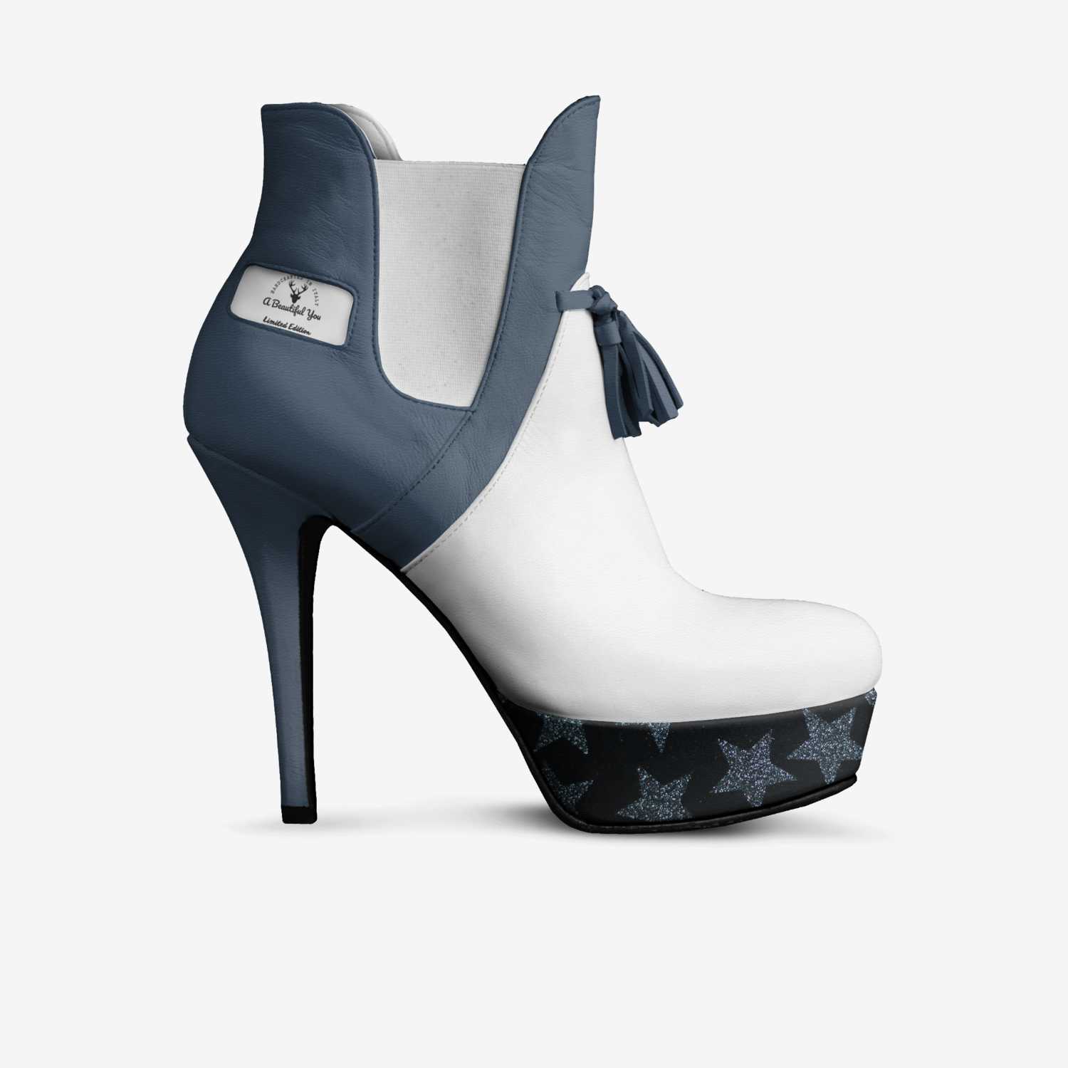 A Beautiful You custom made in Italy shoes by Angela Cooke | Side view