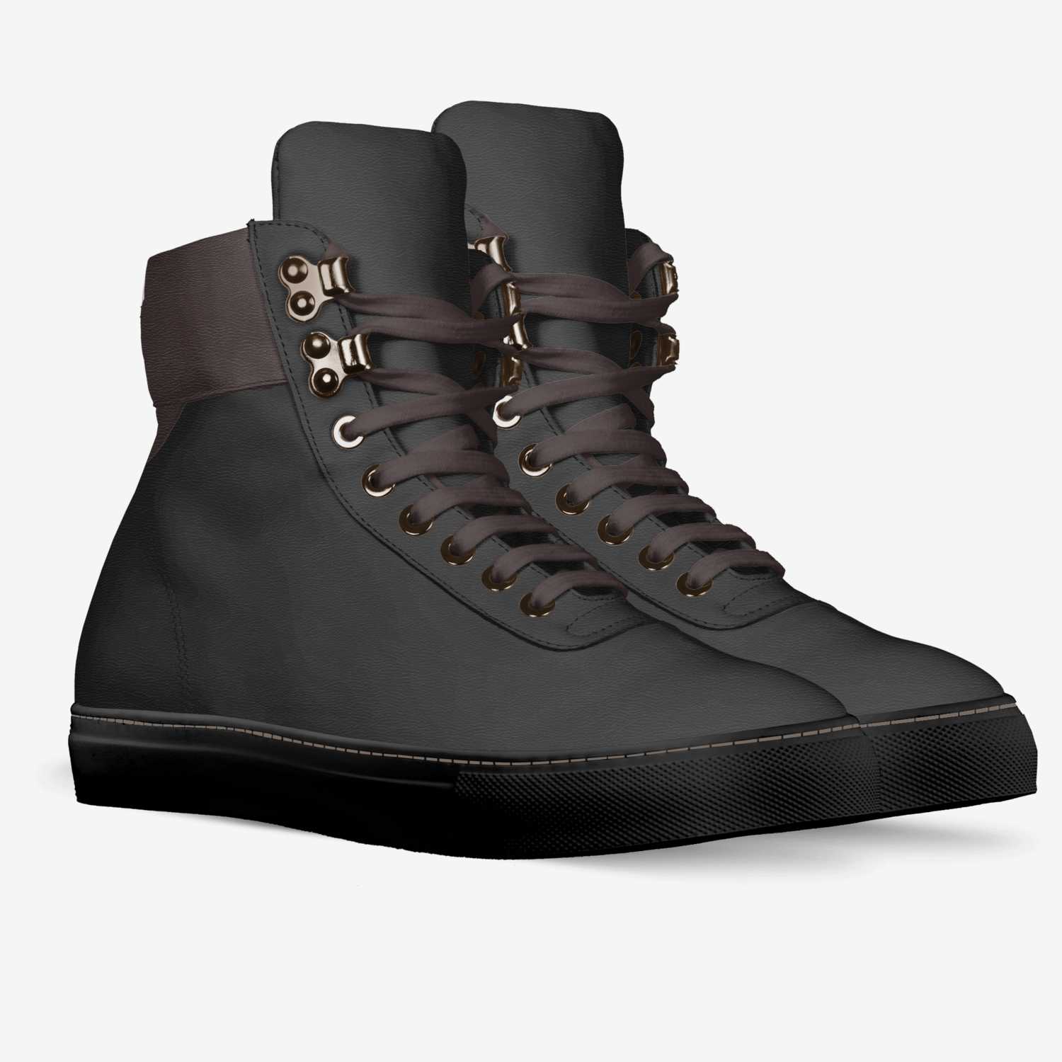 Harar custom made in Italy shoes by Adane Sisay | Double view