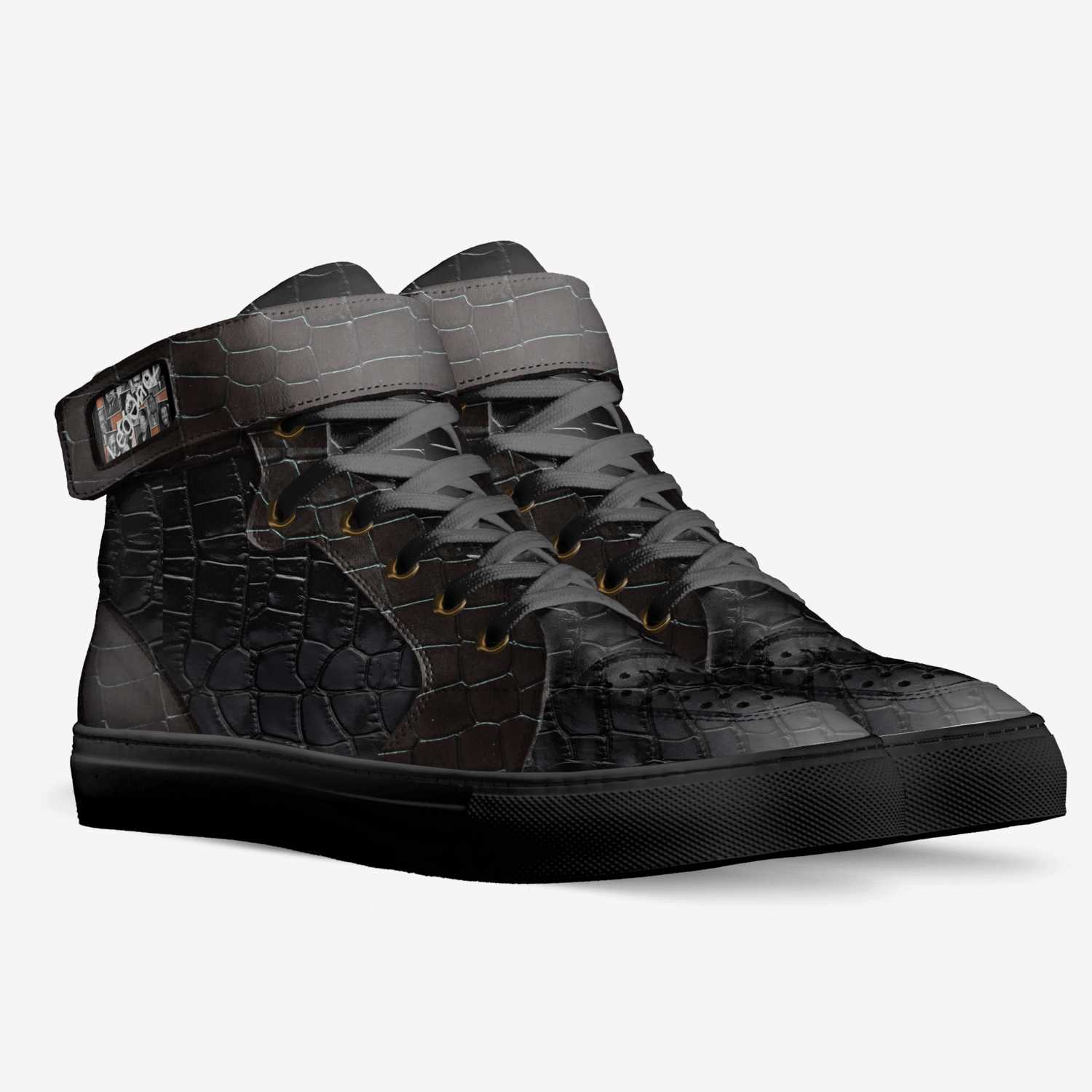 LEGƏNDZ ChocoDROPZ custom made in Italy shoes by Juju & Najm Toomey | Double view
