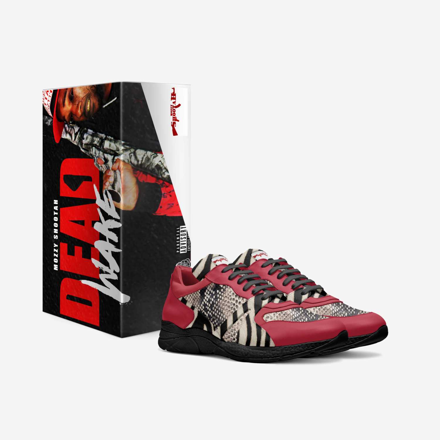 BLOODY SACRIFICE  custom made in Italy shoes by Brandon Powell | Box view