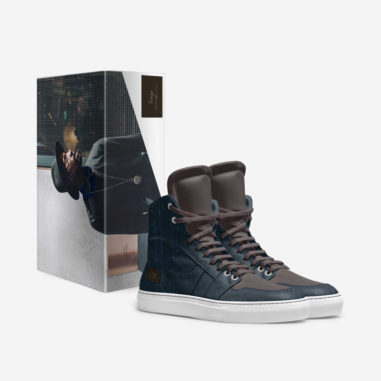 Freezy's custom made in Italy shoes by Franswa Andre | Box view