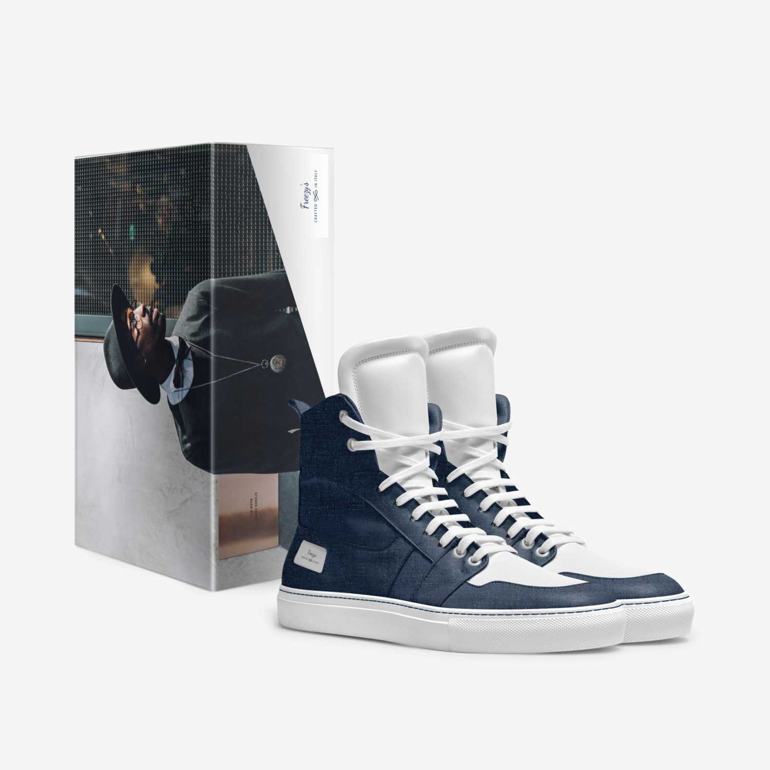 Freezy's custom made in Italy shoes by Franswa Andre | Box view