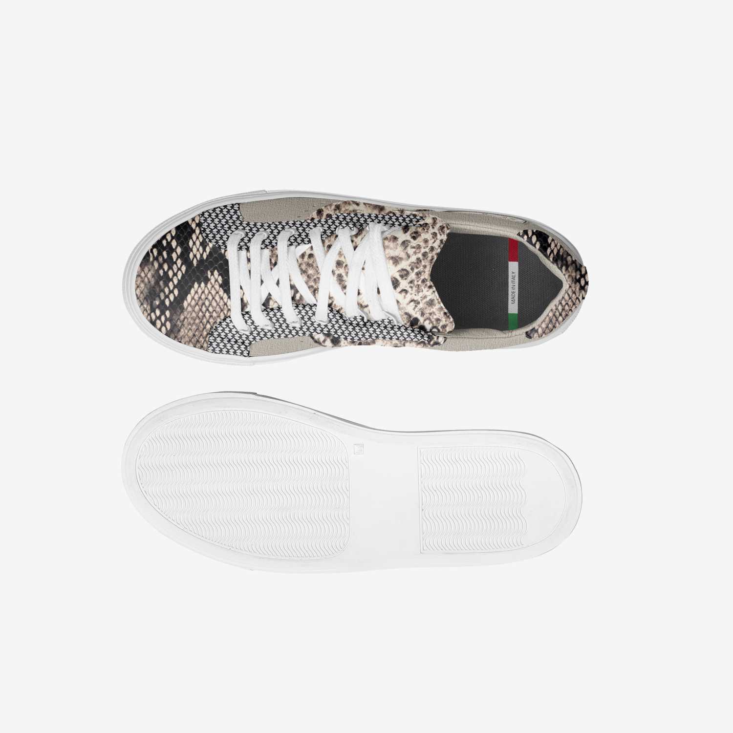 Mino Diva custom made in Italy shoes by Hollywood Canvas | Top view