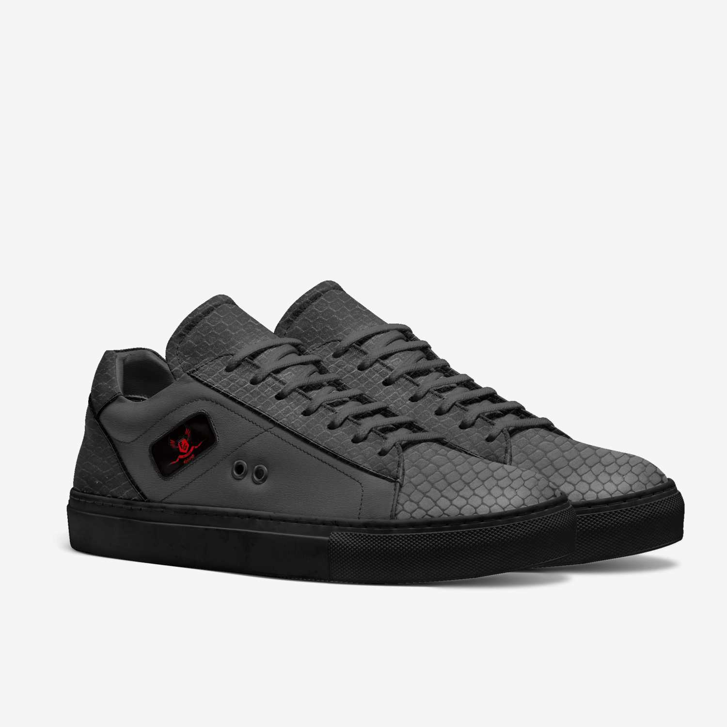 BLM Low Rebirths custom made in Italy shoes by P Royce | Double view