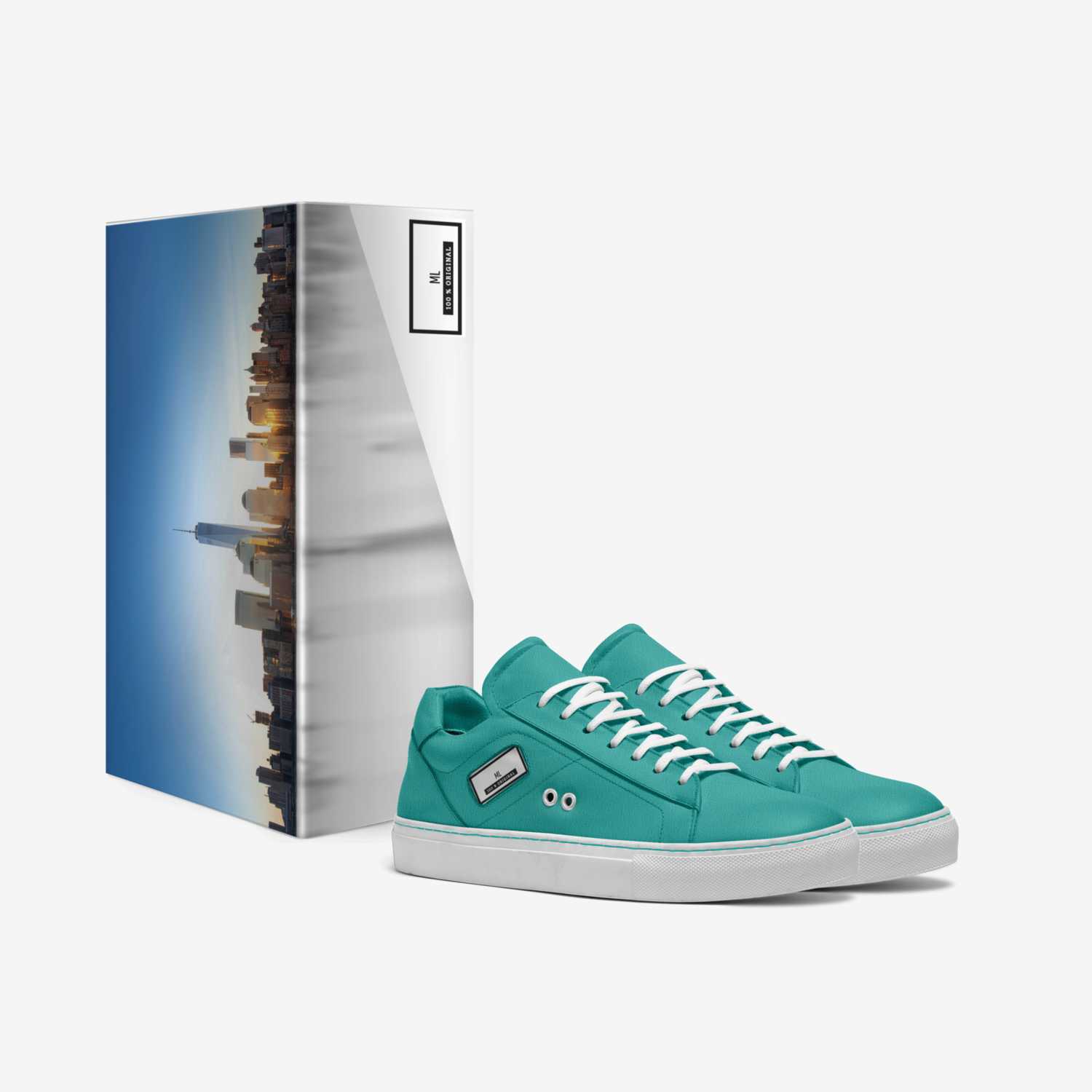 ML custom made in Italy shoes by Yash Bhambhani | Box view