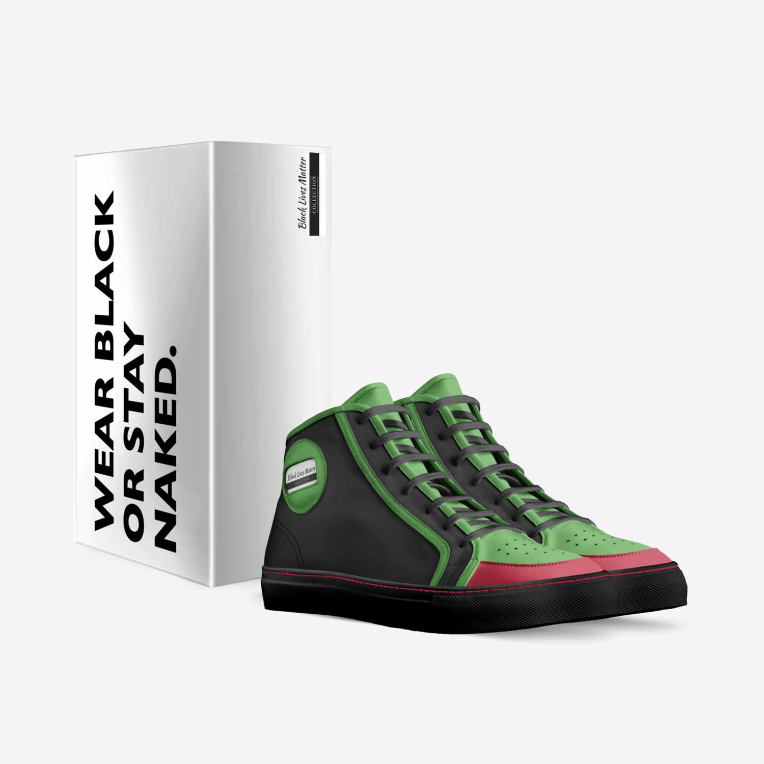 #BLM custom made in Italy shoes by Sarita Wyche | Box view
