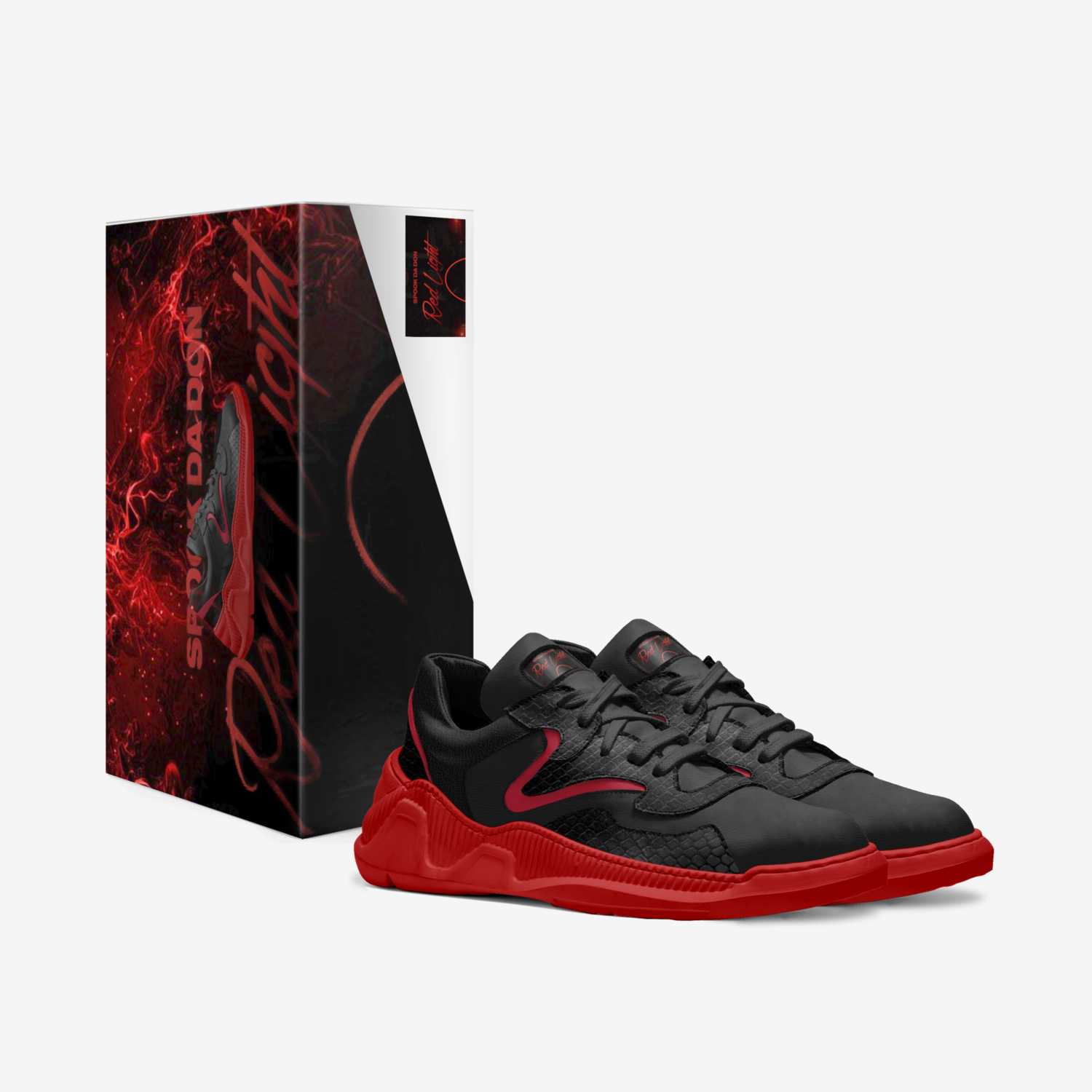 RED LIGHTS custom made in Italy shoes by Andr'E Atkinson | Box view