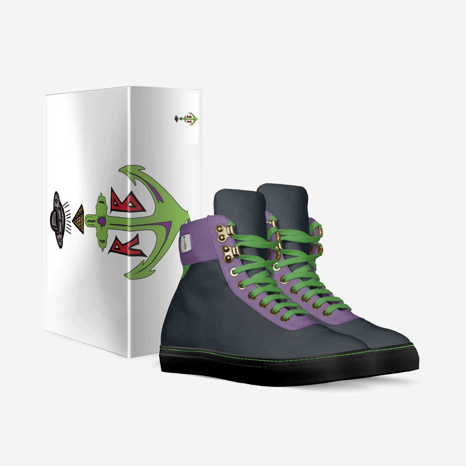 Galaxseaz custom made in Italy shoes by Charles Jordan Jr | Box view