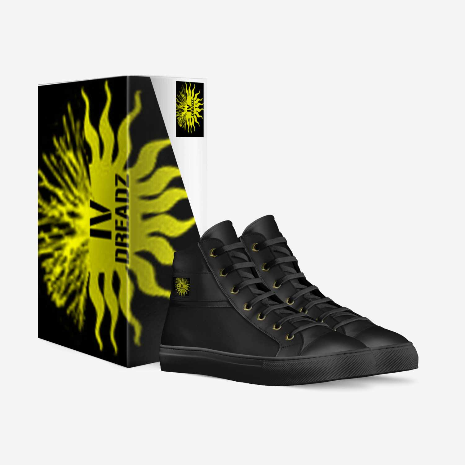 Dread custom made in Italy shoes by Kwaundese Mr4oure | Box view