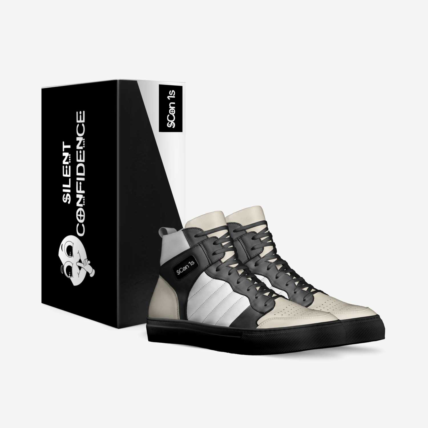 SCon 1s custom made in Italy shoes by Keyshwn Bridgeman-dicks | Box view