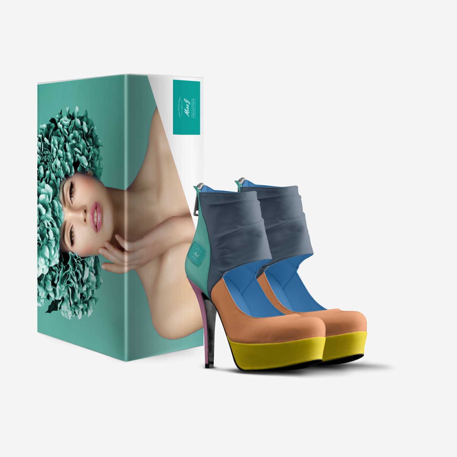 Miss J After 5 custom made in Italy shoes by January Houghton | Box view