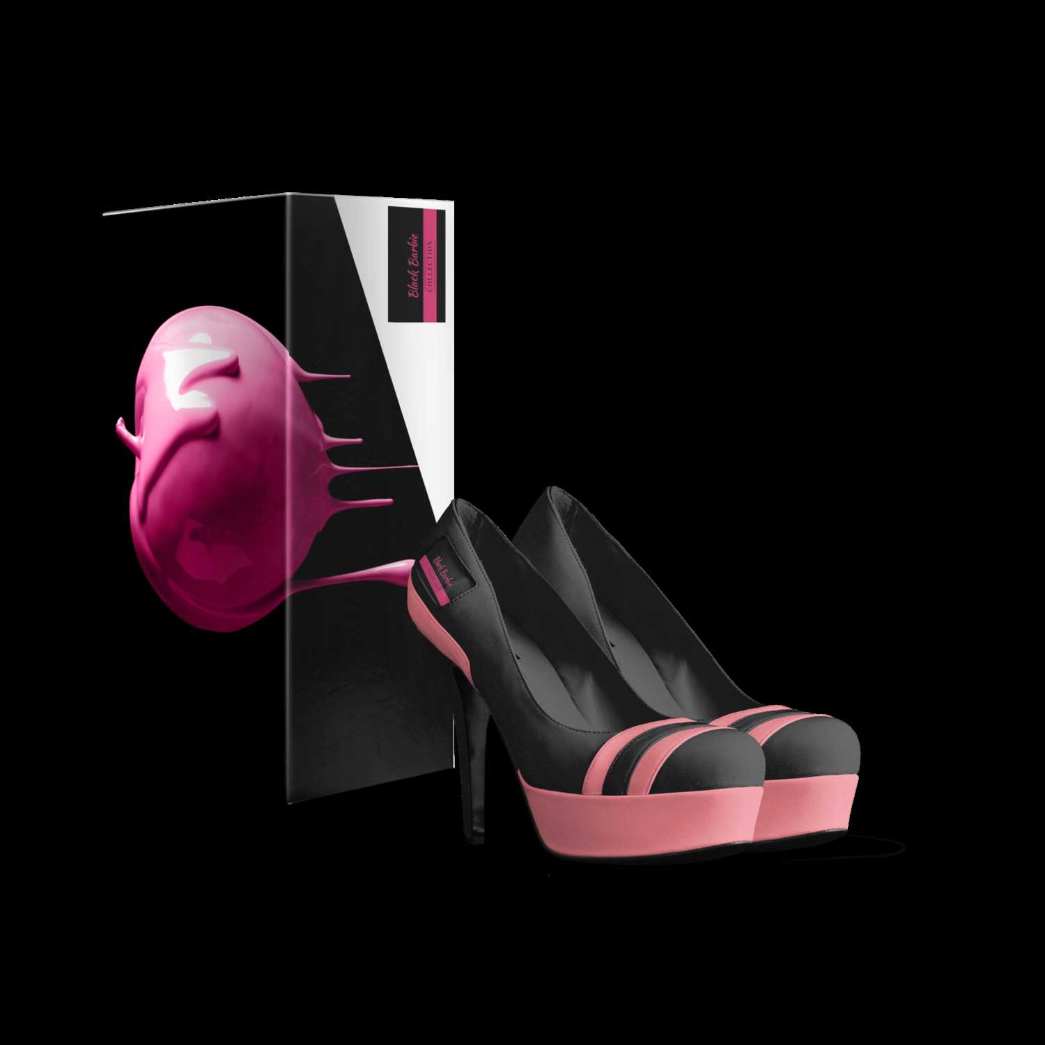 Black barbie shoes store