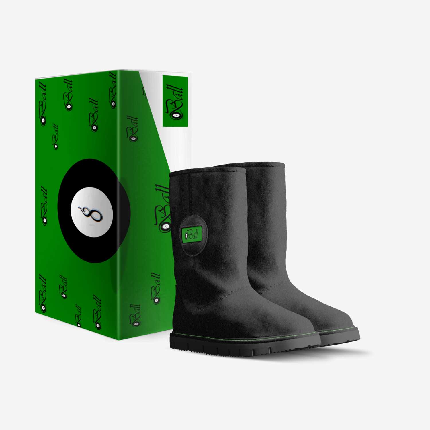 8Ball custom made in Italy shoes by Sherae Love | Box view