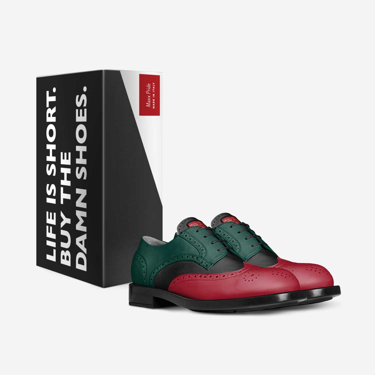 Maxx Pride custom made in Italy shoes by Beverly Bolden | Box view