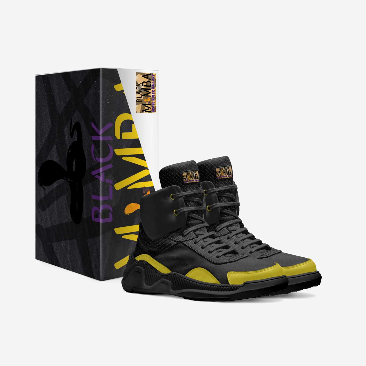 King Mamba custom made in Italy shoes by Frantz Augustin | Box view