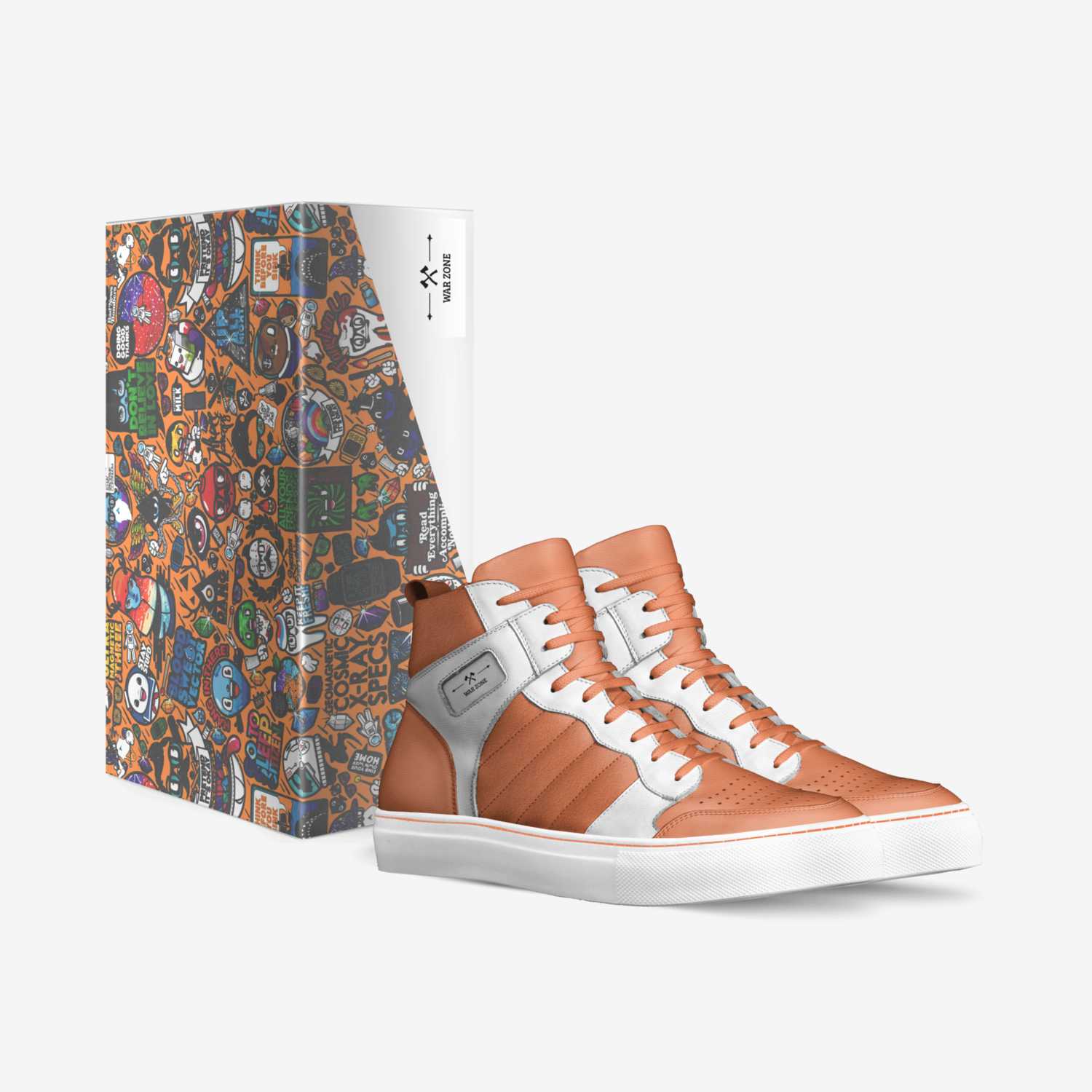 War zone custom made in Italy shoes by Peso Santana | Box view