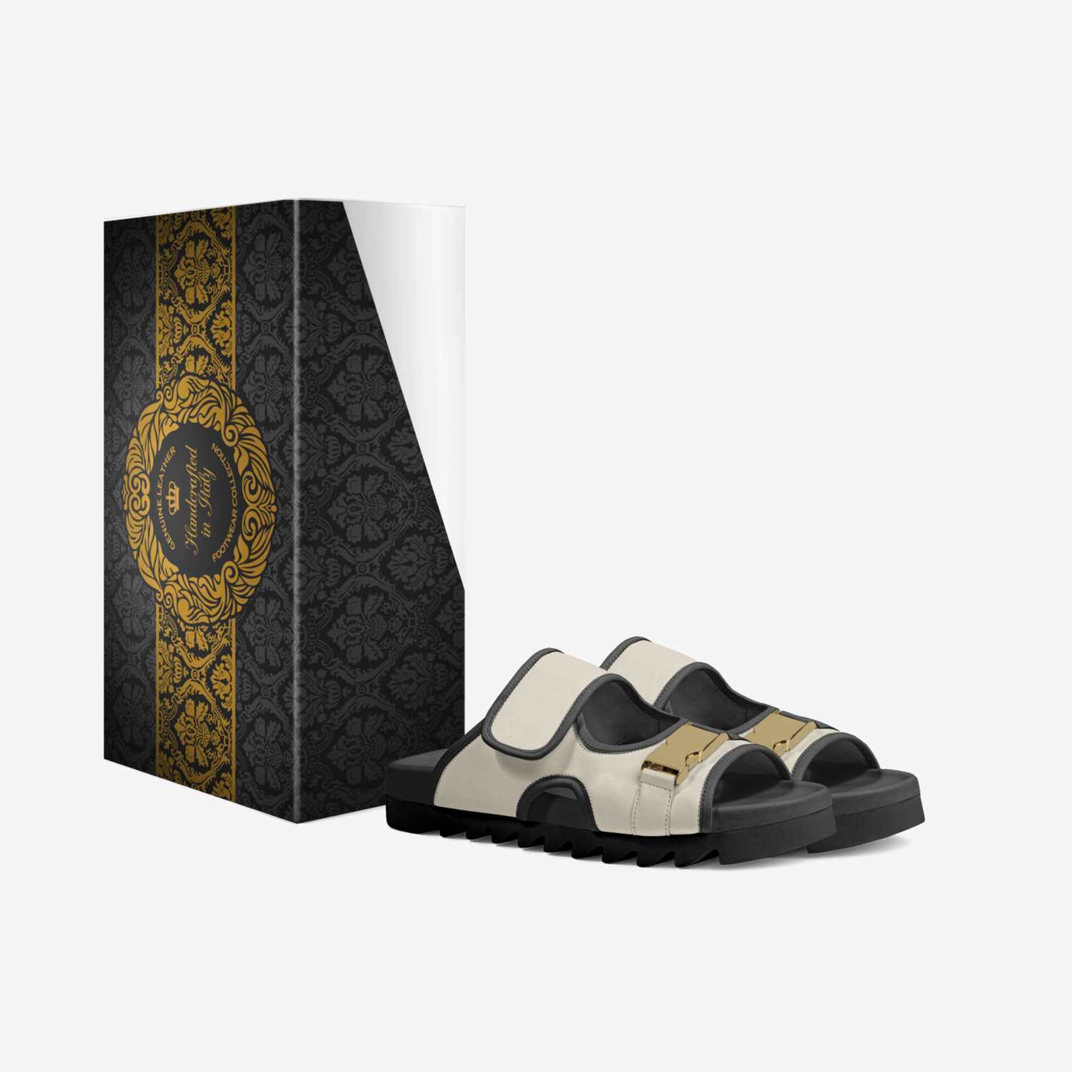  Luxury Sandals custom made in Italy shoes by Stephen Amos | Box view