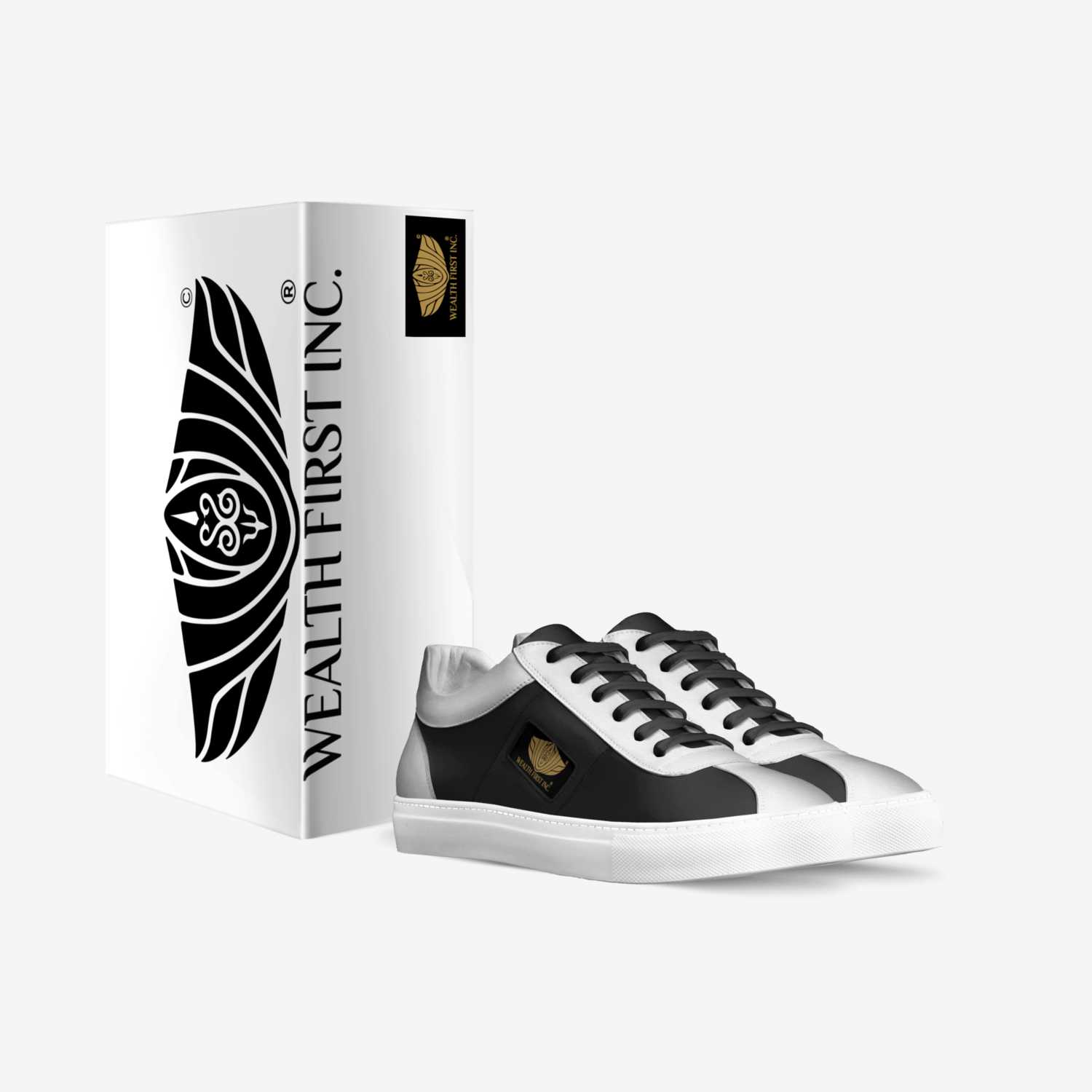 Wealth First Inc custom made in Italy shoes by Daryl Jones | Box view