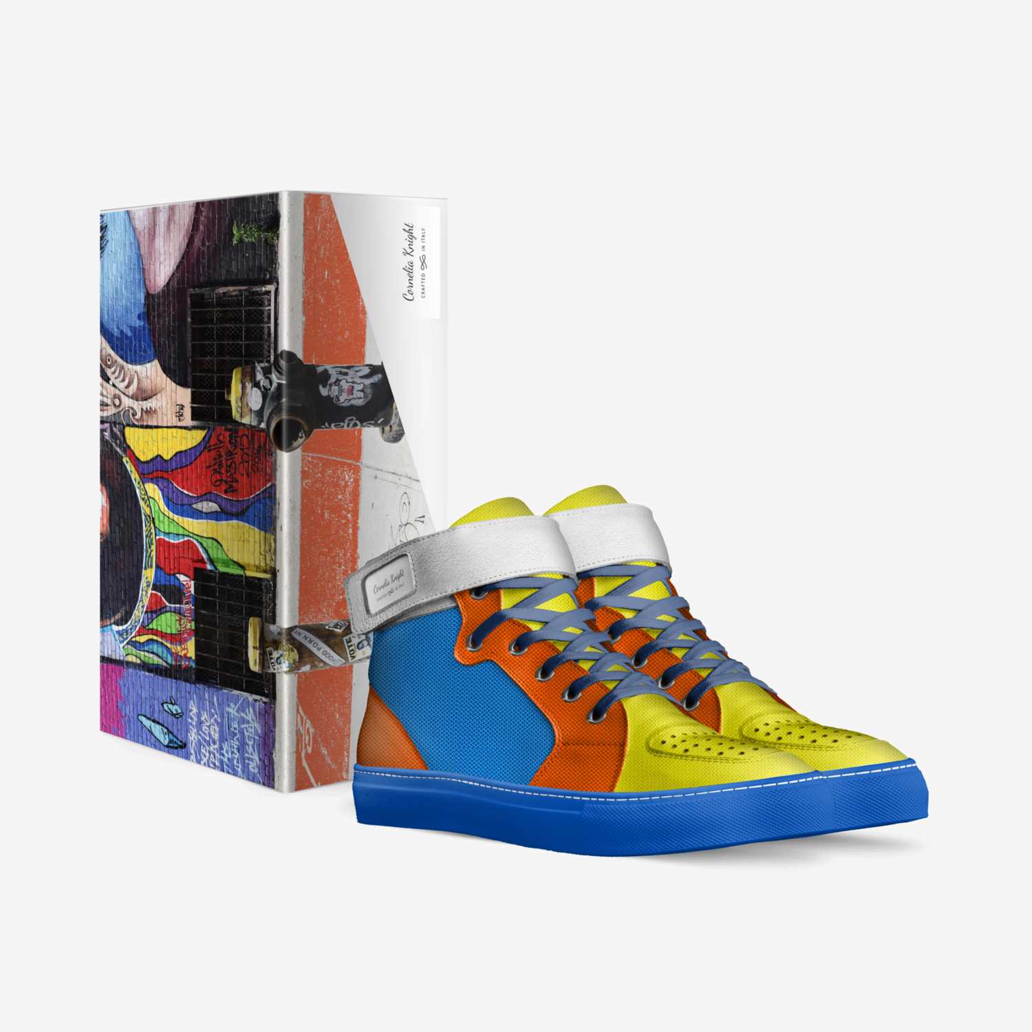 Stormz custom made in Italy shoes by Cornelia Knight | Box view