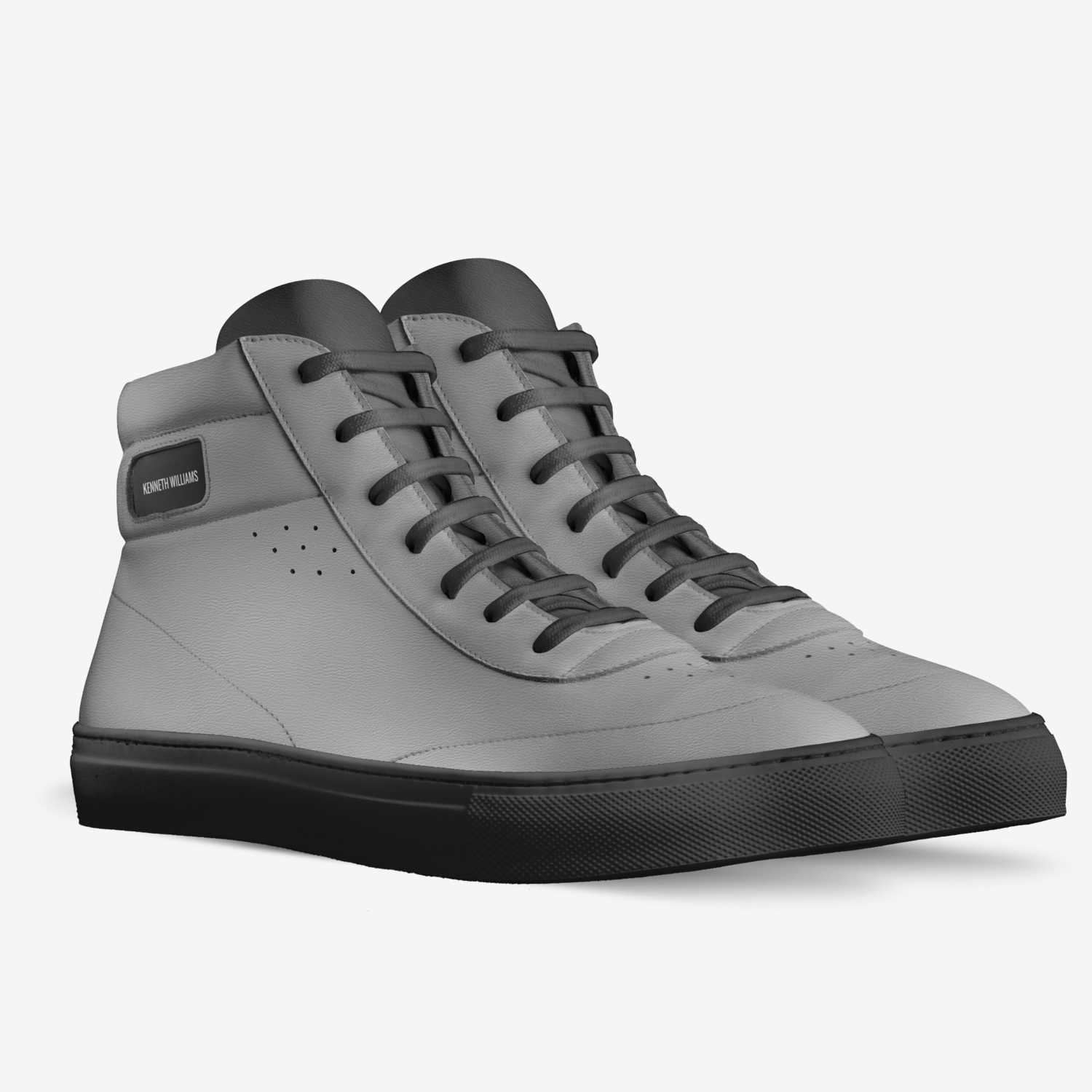 crispy custom made in Italy shoes by Josie Williams | Double view