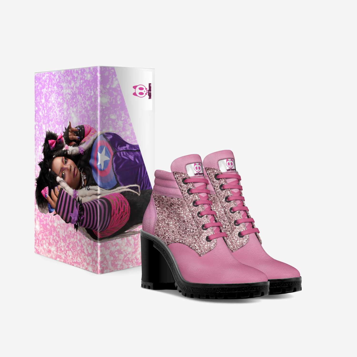 #SWEETLIKERAMUNE custom made in Italy shoes by Tha Gata Negrra | Box view