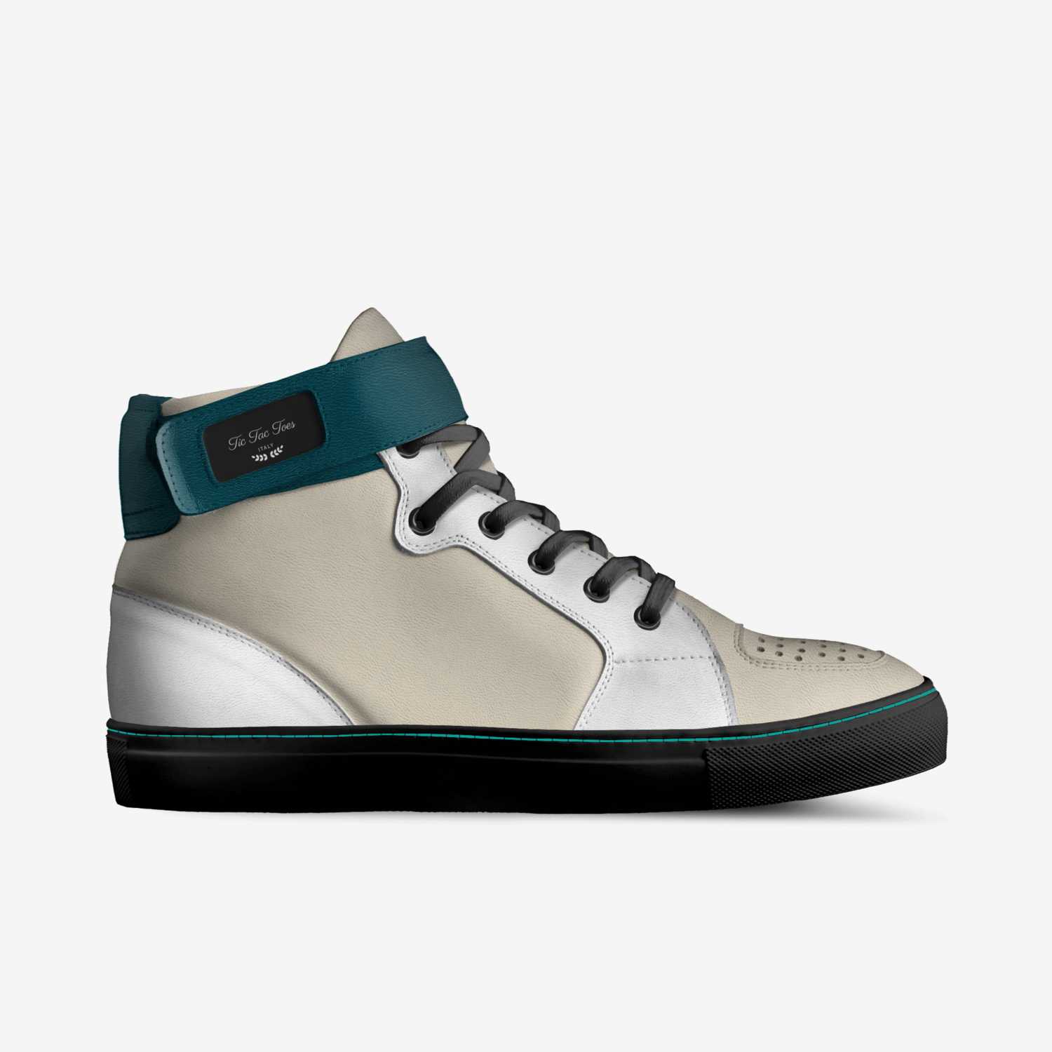 Tic Tac Toes custom made in Italy shoes by Rivamo | Side view