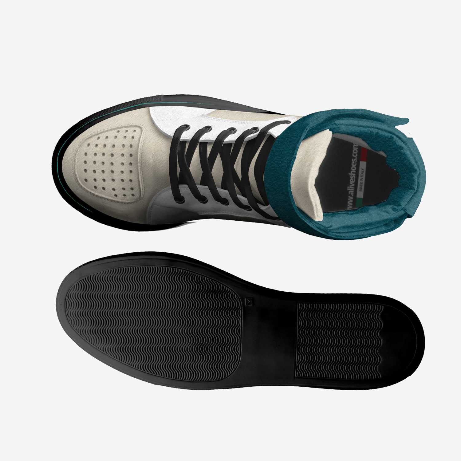 Tic Tac Toes custom made in Italy shoes by Rivamo | Top view