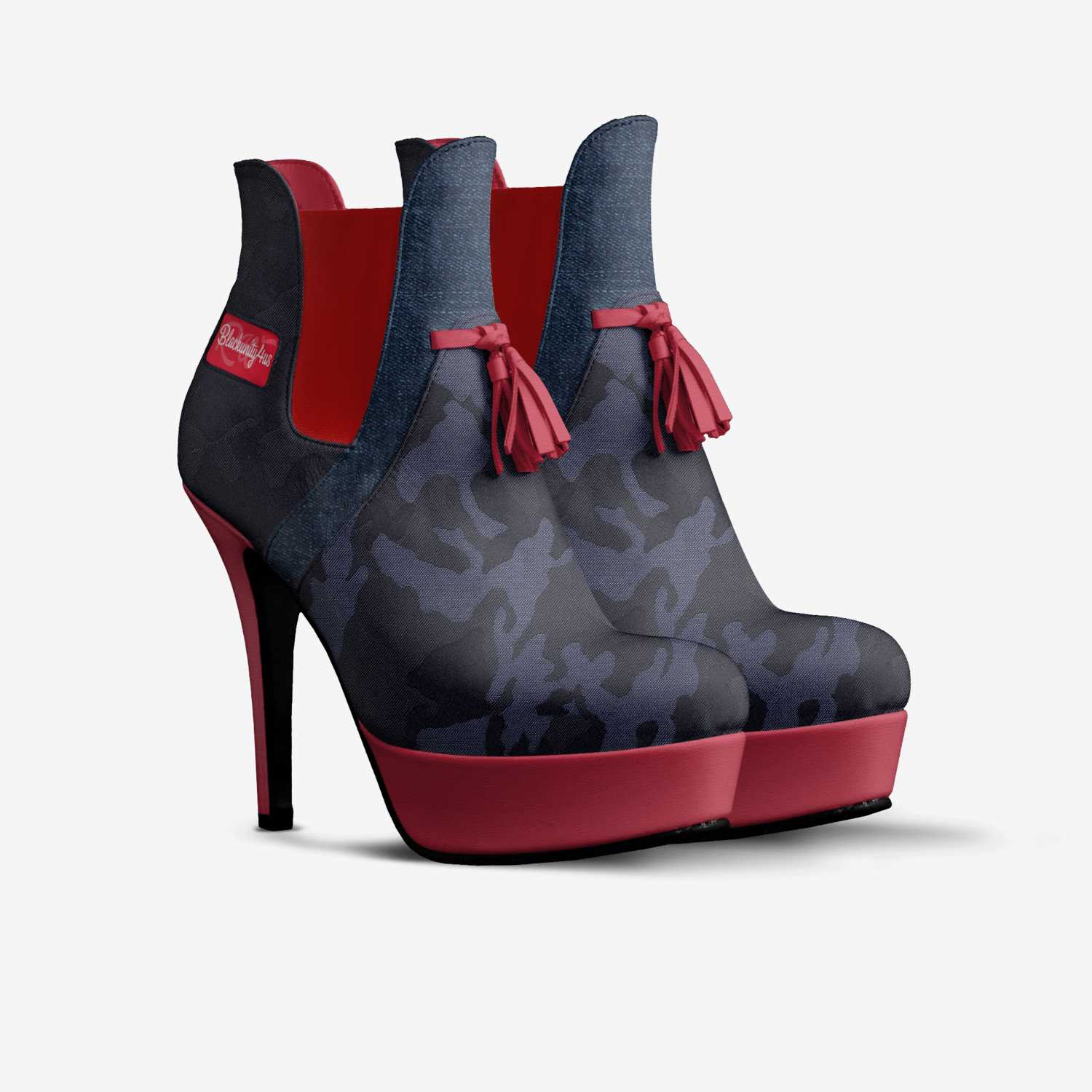 Jean custom made in Italy shoes by Raymond Wailes | Double view
