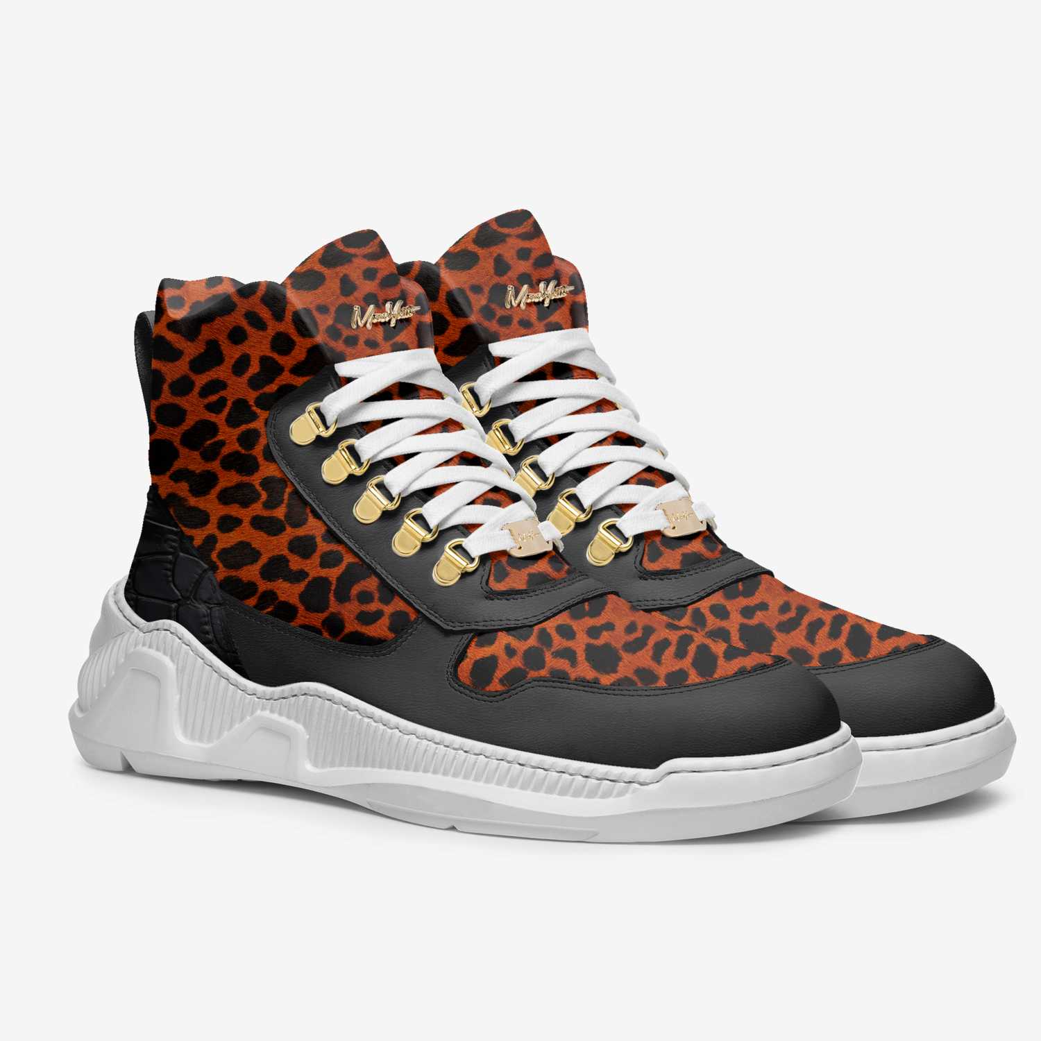 Moneyatti TrapV2 custom made in Italy shoes by Moneyatti Brand | Double view