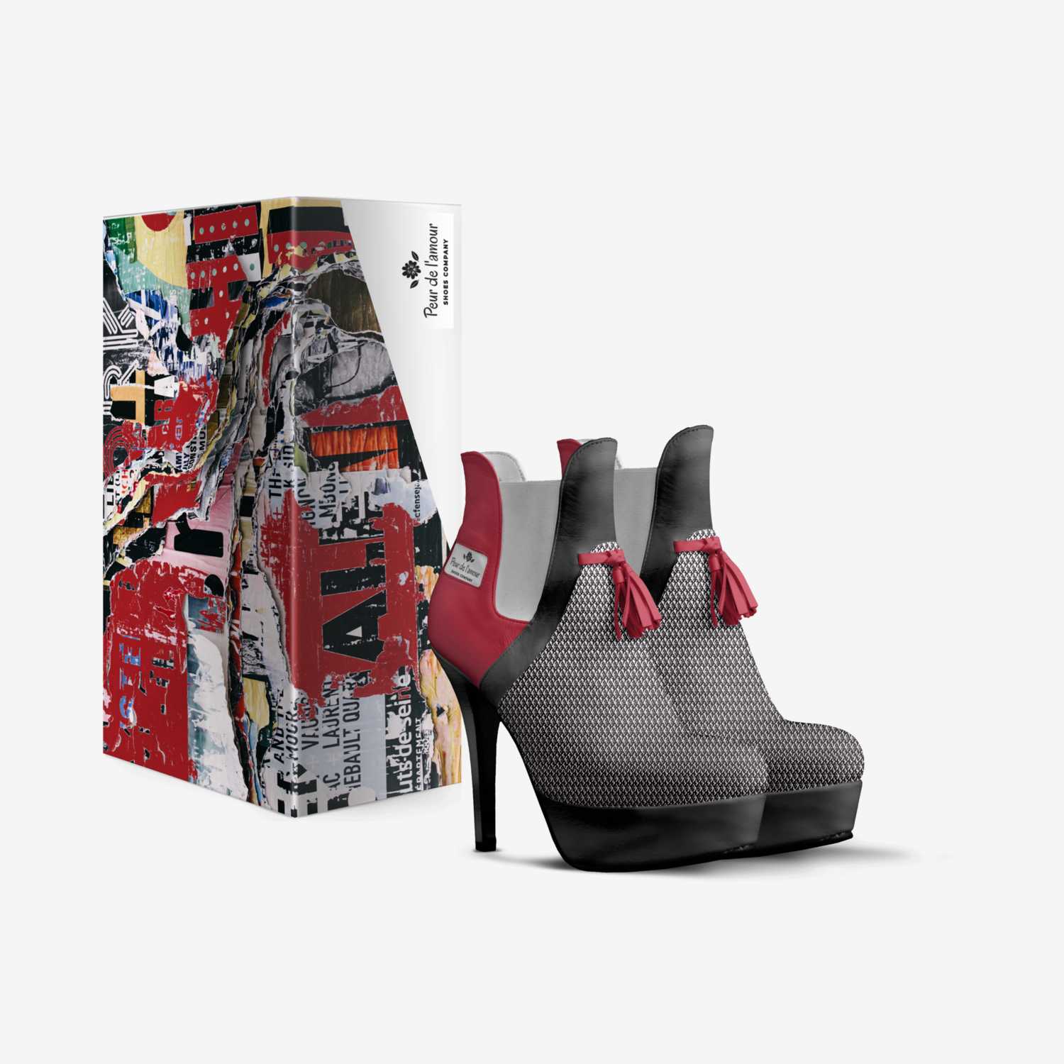 Peur de l'amour custom made in Italy shoes by Isaiah Jackson | Box view
