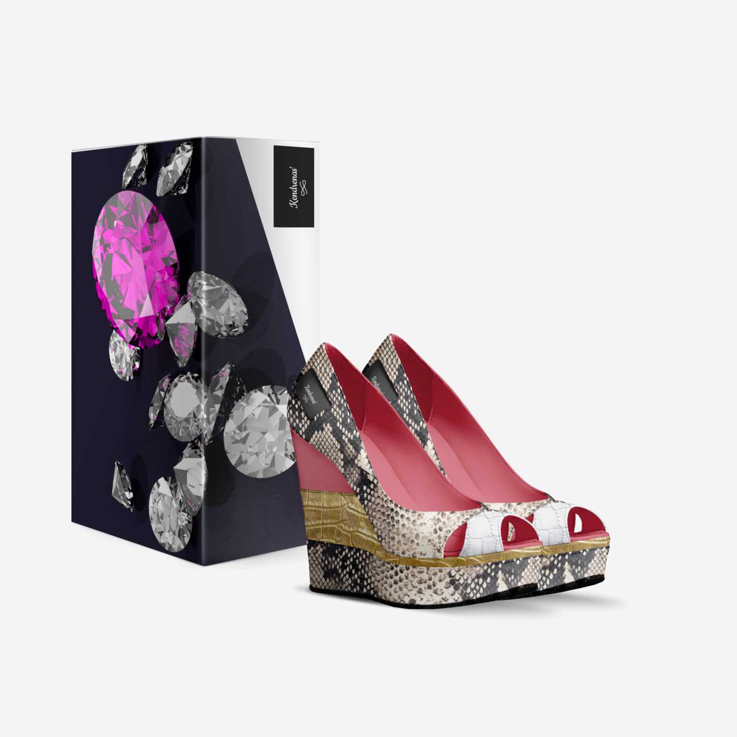 Kendrenas' custom made in Italy shoes by Natasha Kendrena | Box view