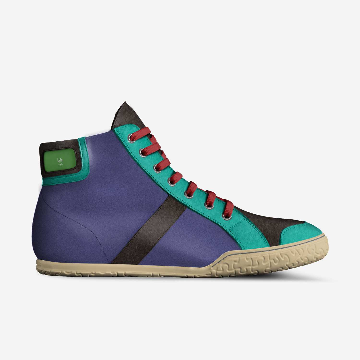 kds custom made in Italy shoes by Regohn Johnson | Side view