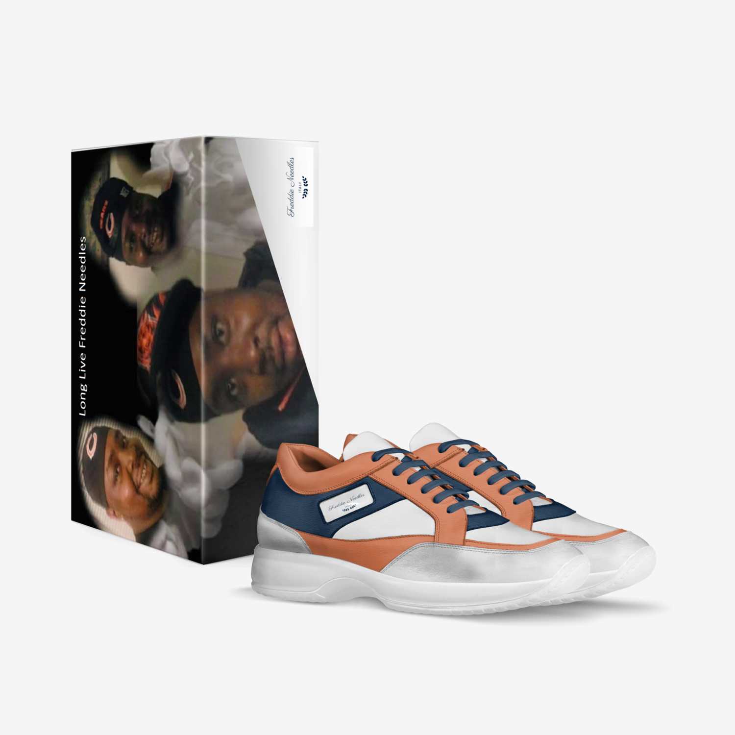 Freddie Needles custom made in Italy shoes by Darel Wesley | Box view