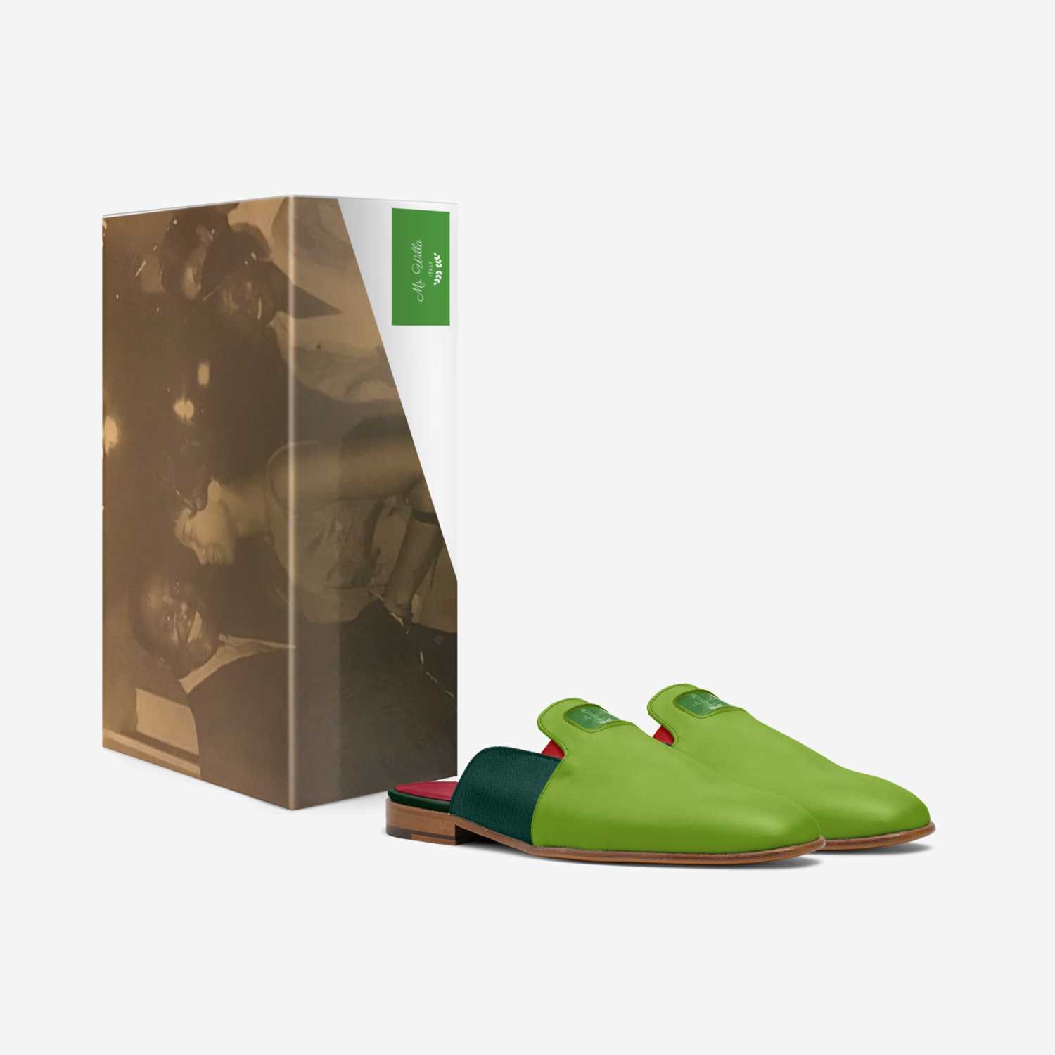 Ms. Willa  custom made in Italy shoes by The Diva Lyn Hicks | Box view