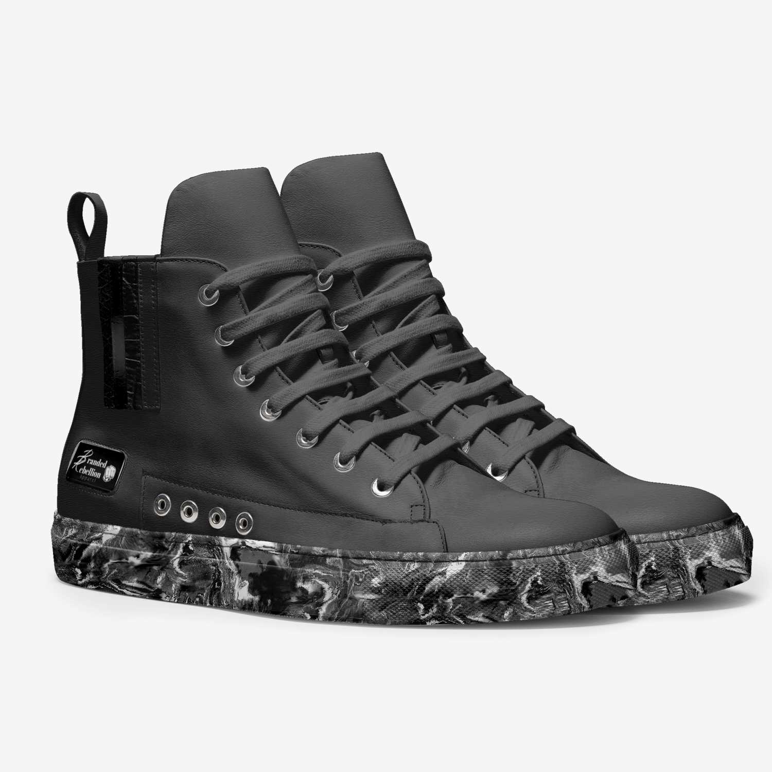 S40s Midnight custom made in Italy shoes by Mason Hill | Double view