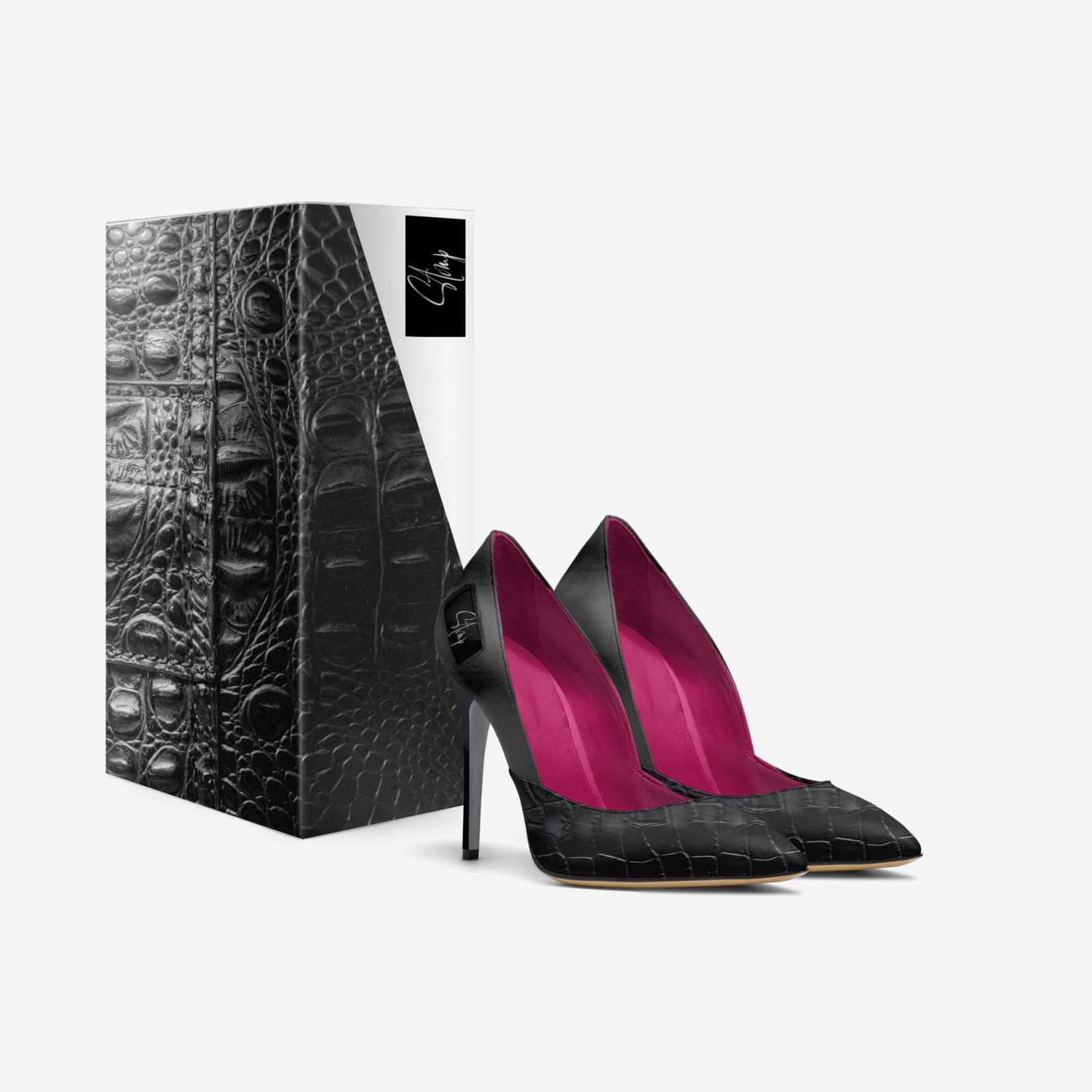 Vertigo custom made in Italy shoes by Krystal R. Mcgee | Box view
