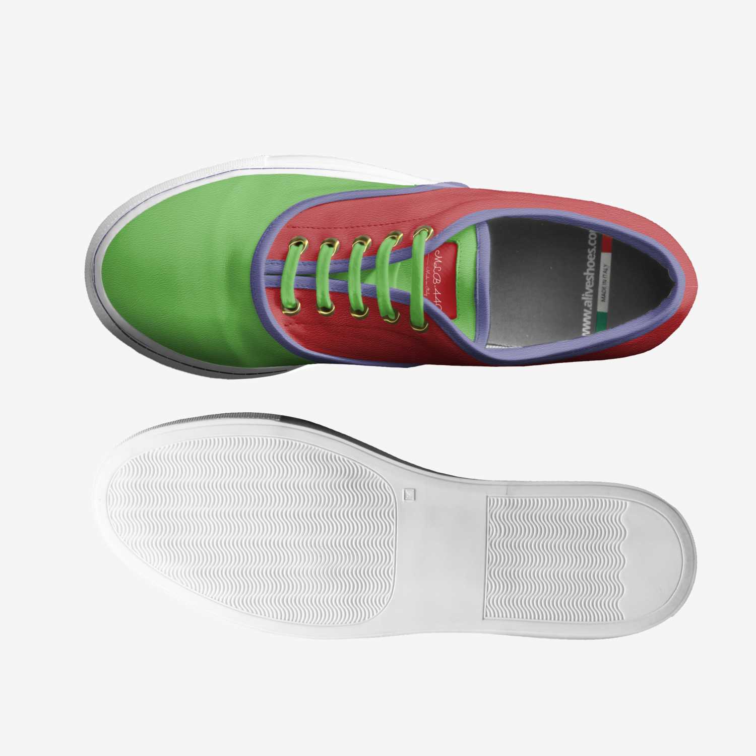 MLB-440 custom made in Italy shoes by Robert Burcher | Top view