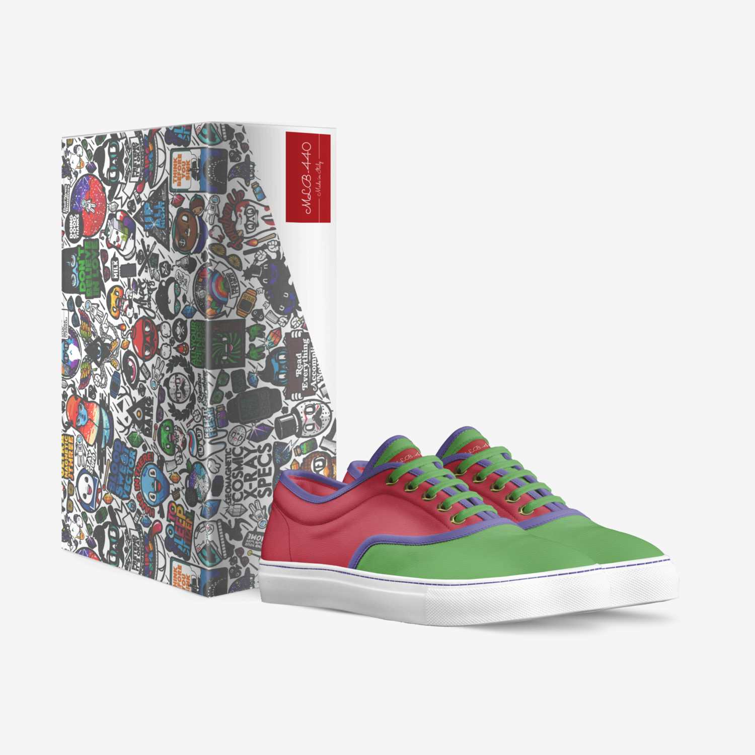 MLB-440 custom made in Italy shoes by Robert Burcher | Box view