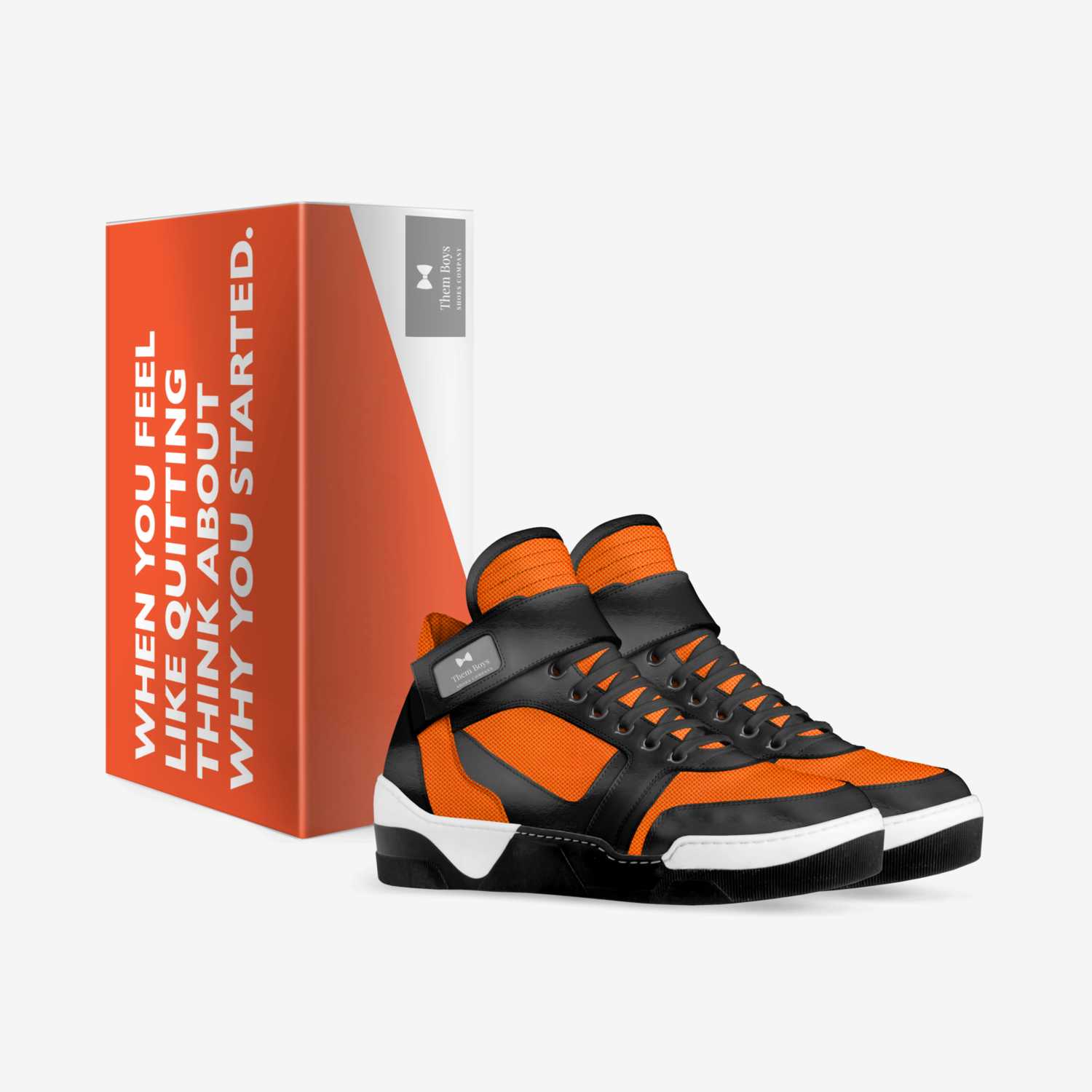 Them Boys custom made in Italy shoes by Mildred Lewis | Box view