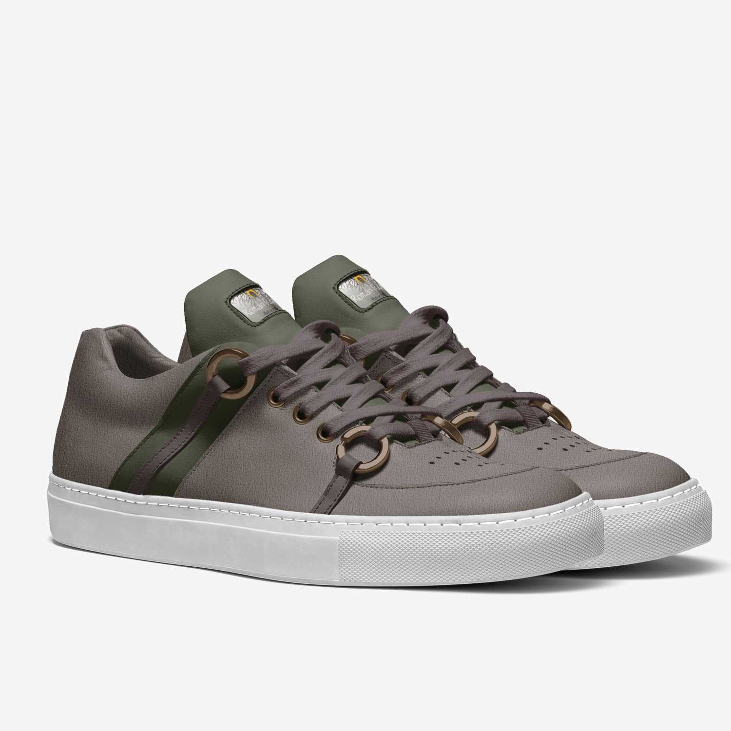 Roman Roots custom made in Italy shoes by Kalito Ayala | Double view
