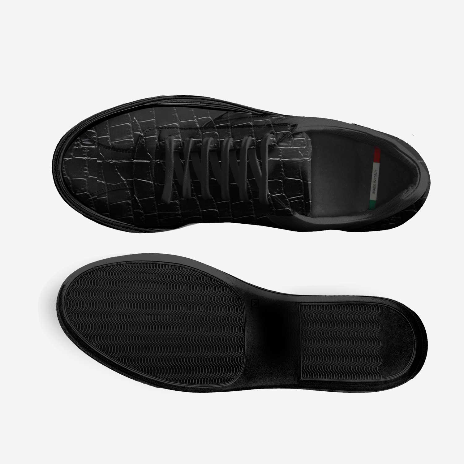 Jesus Christ King custom made in Italy shoes by Jason Maurice Riles | Top view