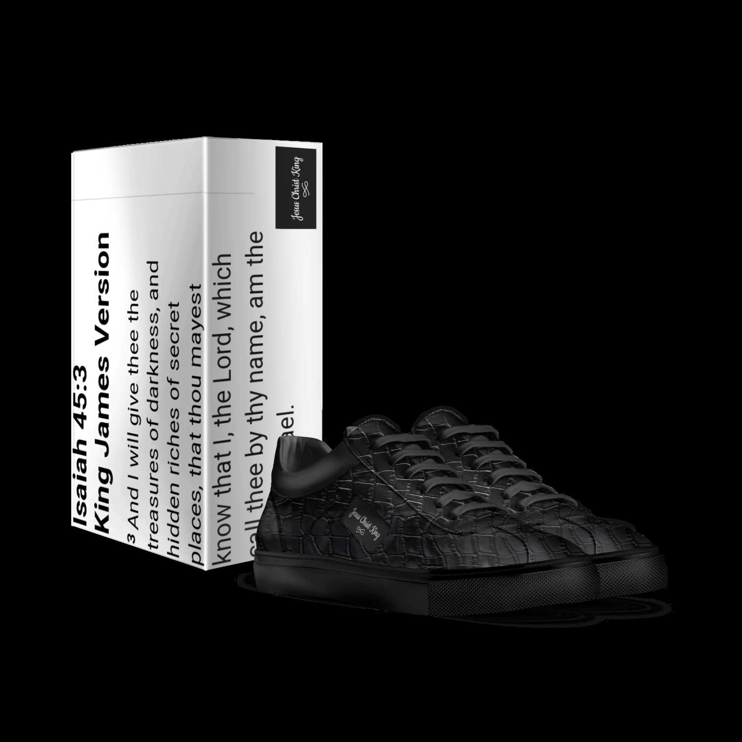 Jesus Christ King A Custom Shoe concept by Jason Maurice Riles