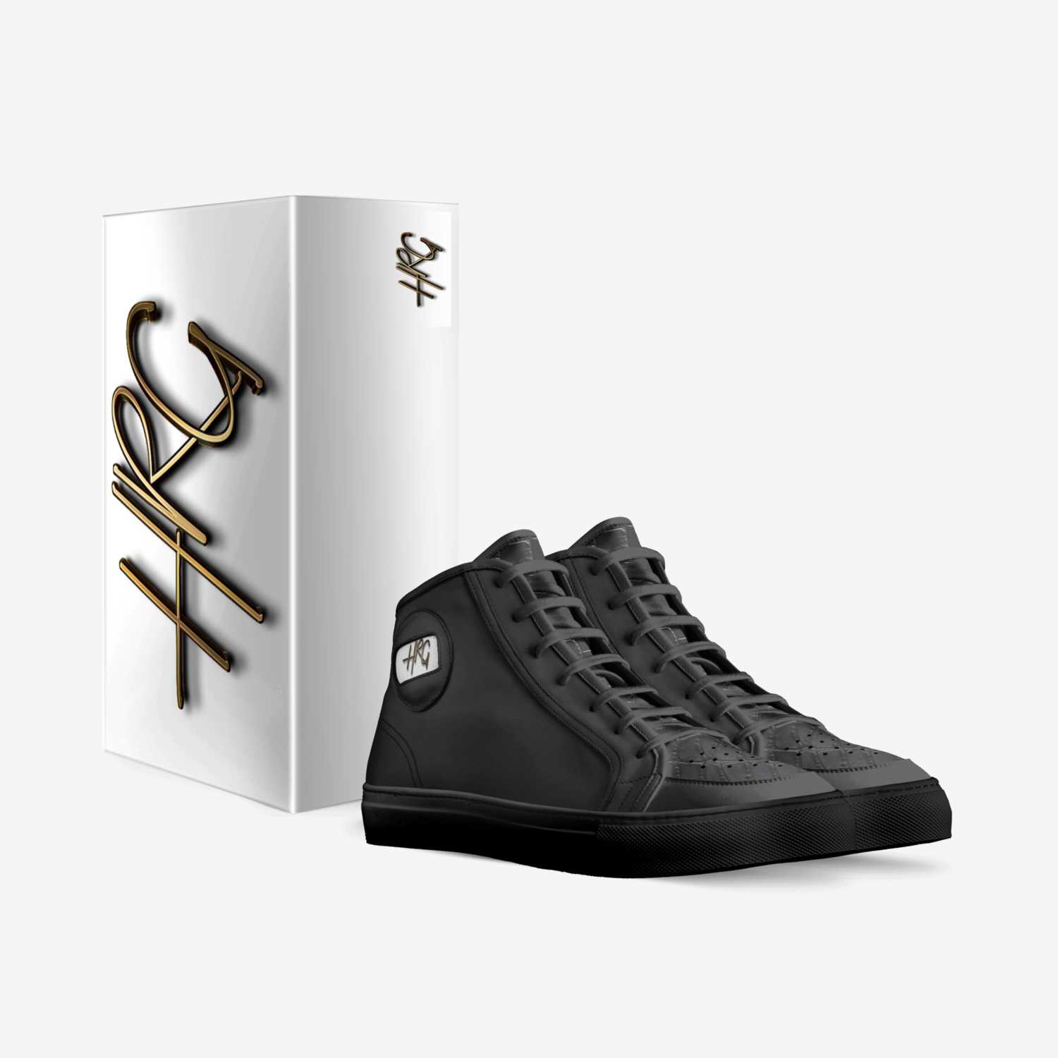 Dark Nights 2 custom made in Italy shoes by Harold Gray | Box view