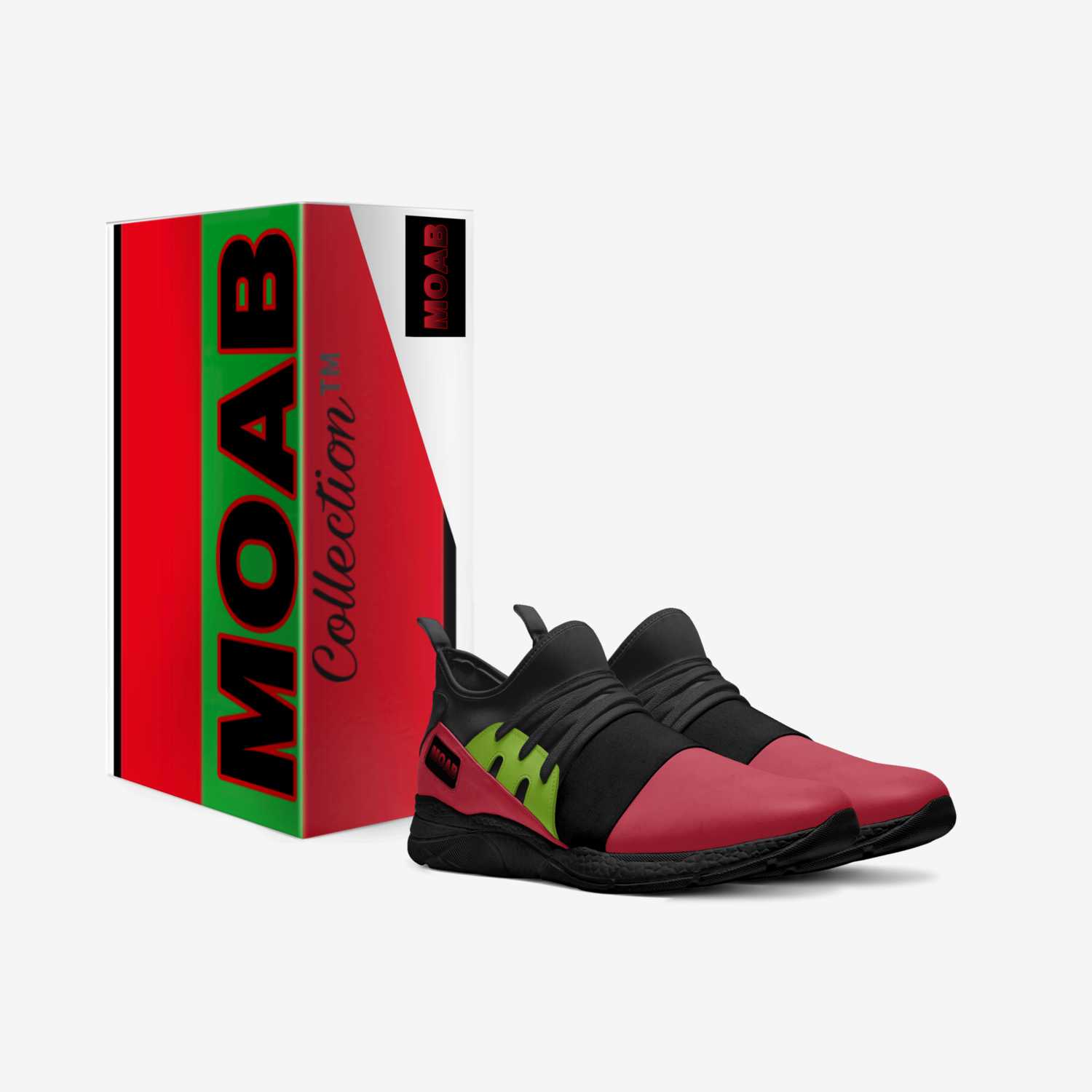 MOAB custom made in Italy shoes by Nasir Ma'At-el | Box view