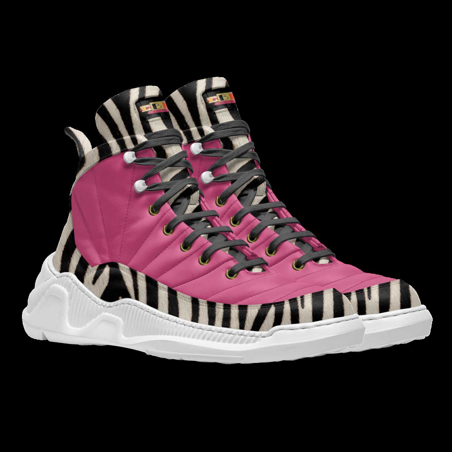 GBH 1 Pink Zebra A Custom Shoe concept by Guther Bag Howse