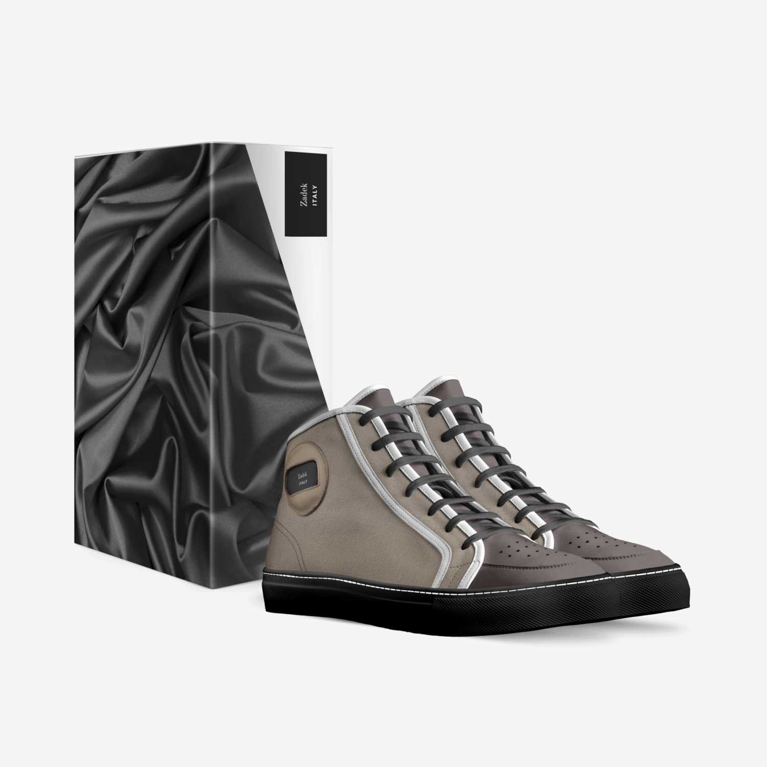 Zadek custom made in Italy shoes by Jasmine Adeyemi | Box view