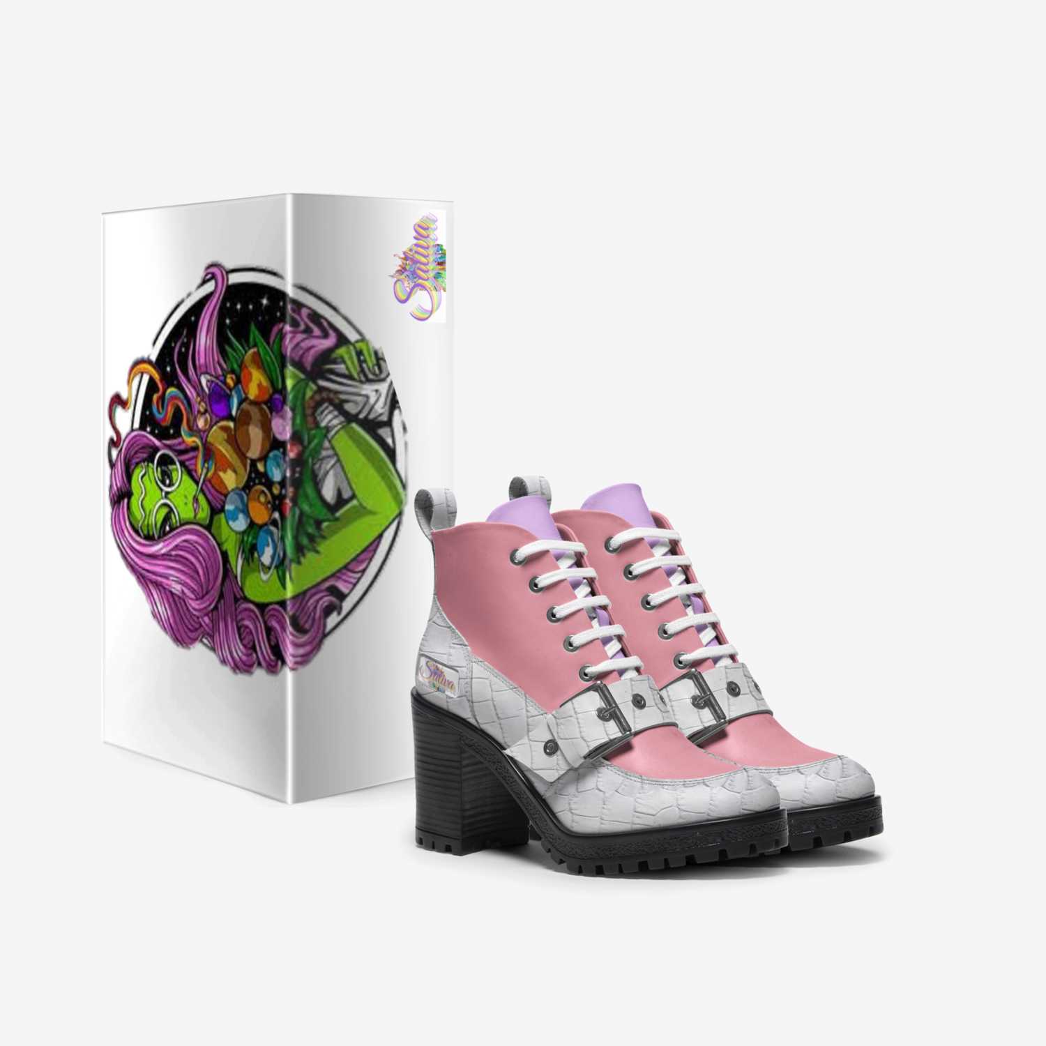 SATIVA  custom made in Italy shoes by Indigo Blues Ways | Box view
